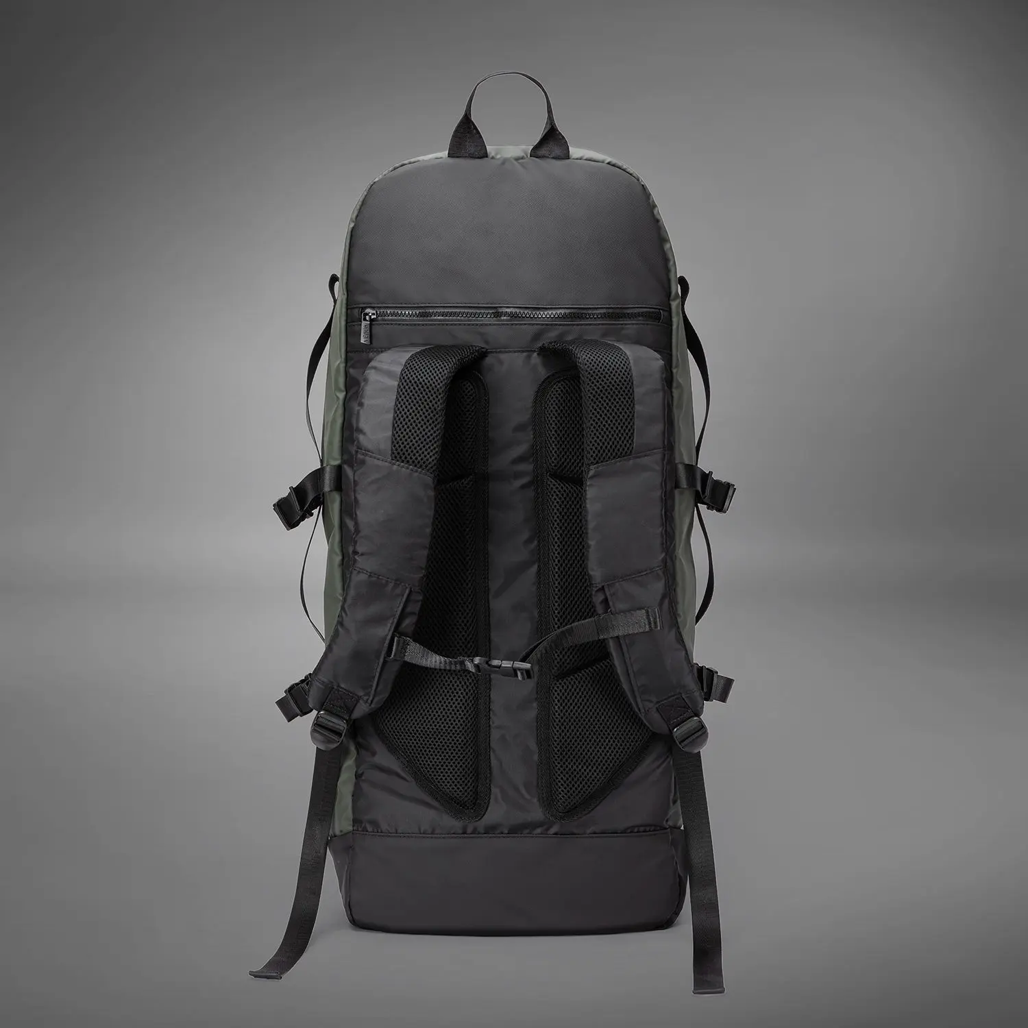 Venum Evo 2 Xtrem Backpack (50-63L) - Black/Khaki, заден изглед