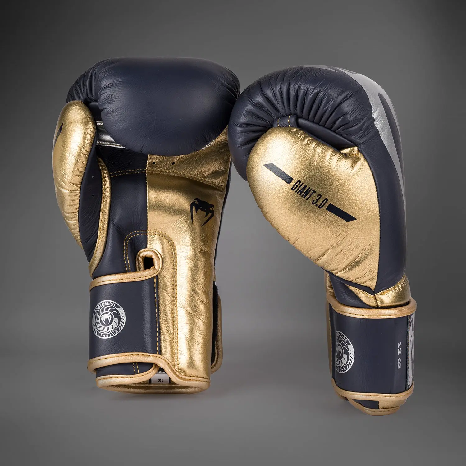 Venum Giant 3.0 Boxing gloves - Navy/Gold - Special Edition страничен изглед