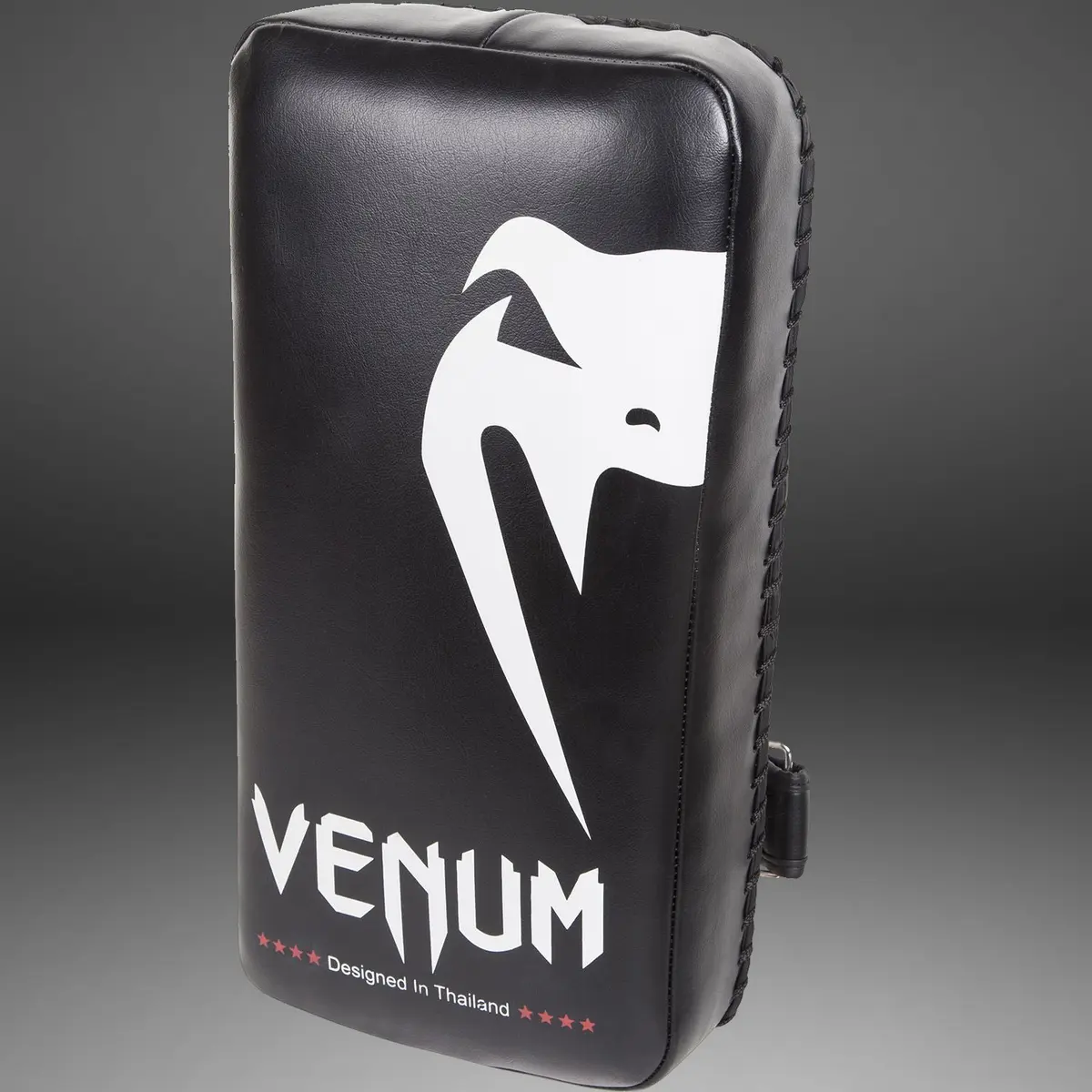 Venum Giant Kick Pads - Black/Ice (Pair) страничен изглед с детайли