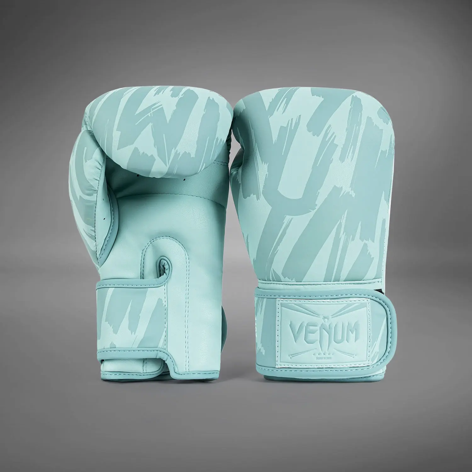 Venum Graffiti Boxing Gloves - Aqua отпред, чифт