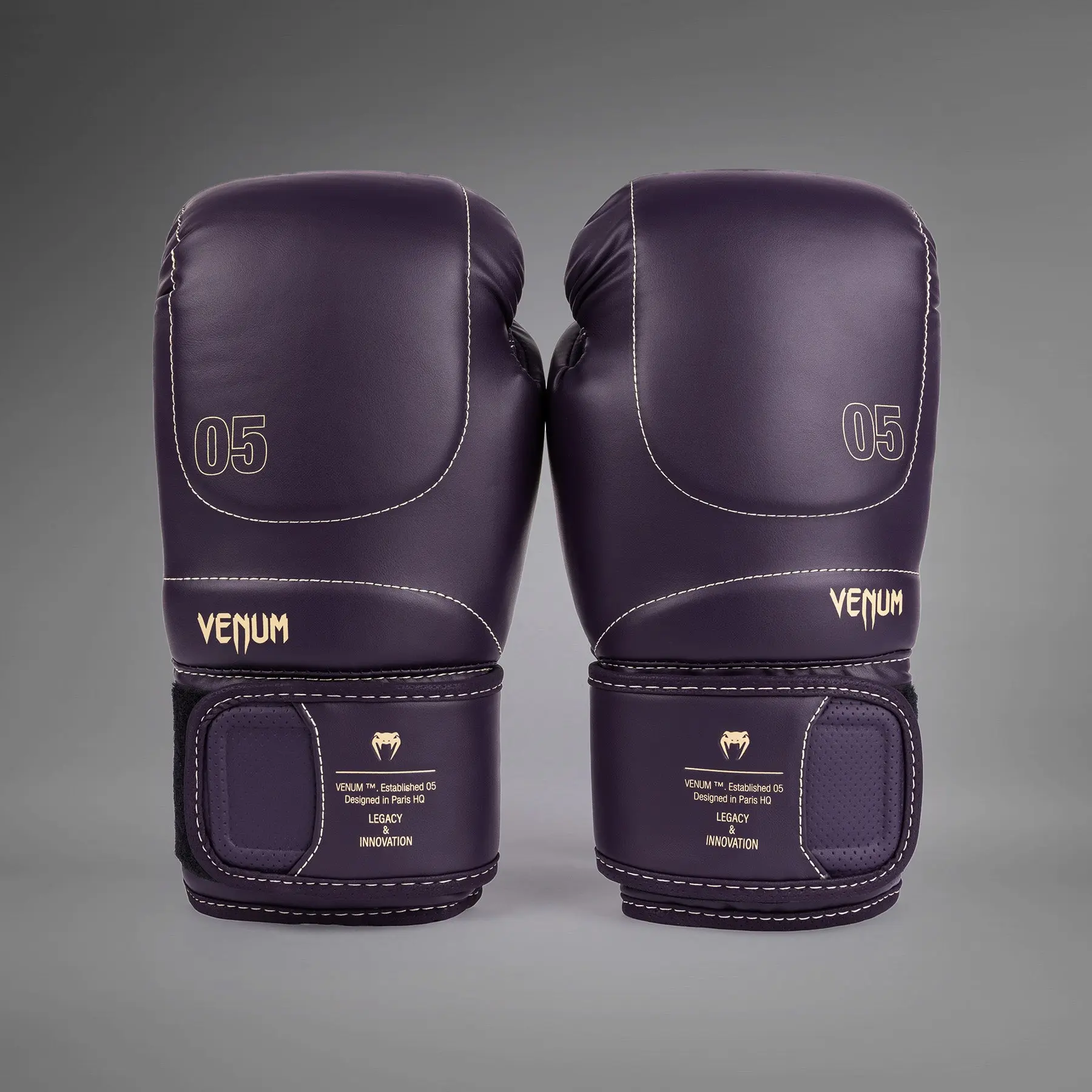 Venum Impact Evo Boxing Gloves - Deep Purple, преден изглед