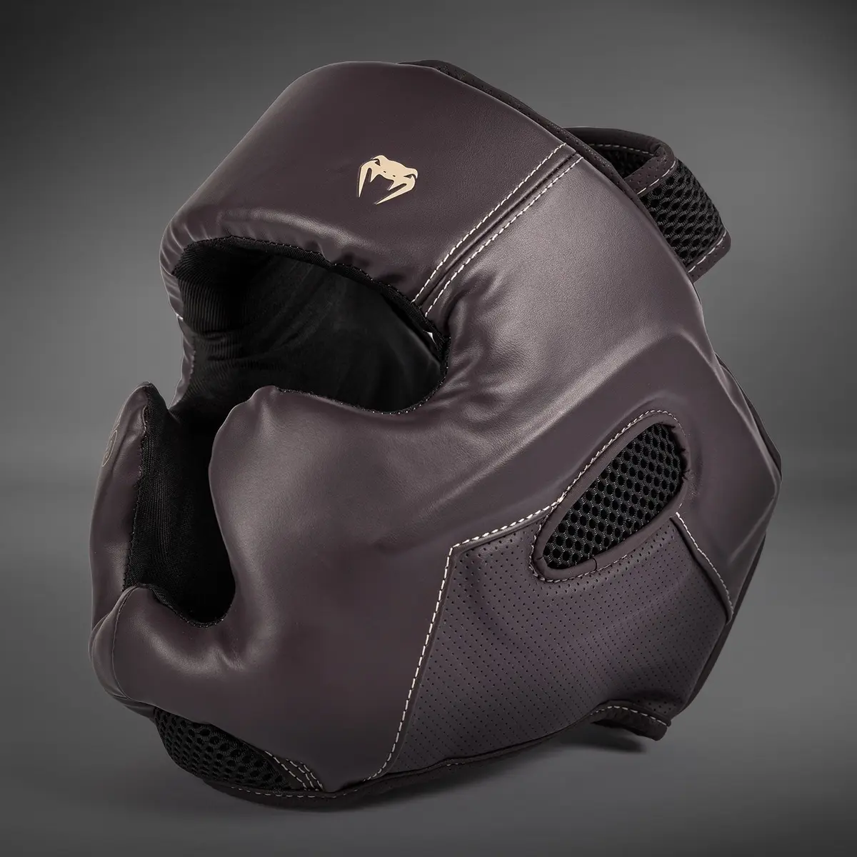 Venum Impact Evo Headgear - Chocolate страничен изглед
