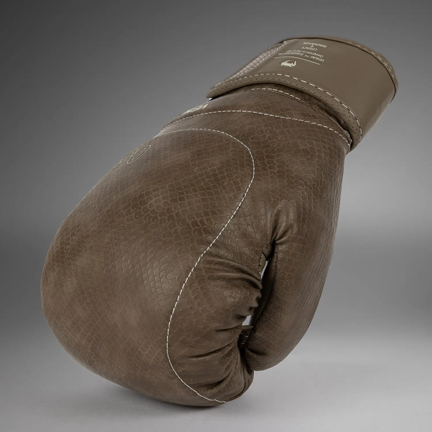Venum Impact Evo Scales Boxing Gloves - Brown отблизо