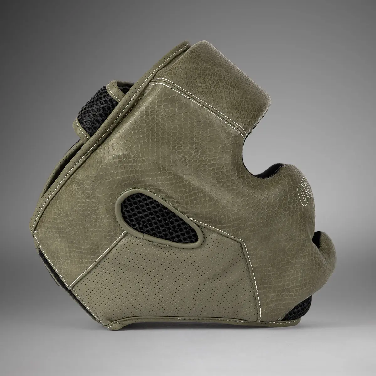 Venum Impact Evo Scales Headgear - Army Green страничен изглед, лява страна