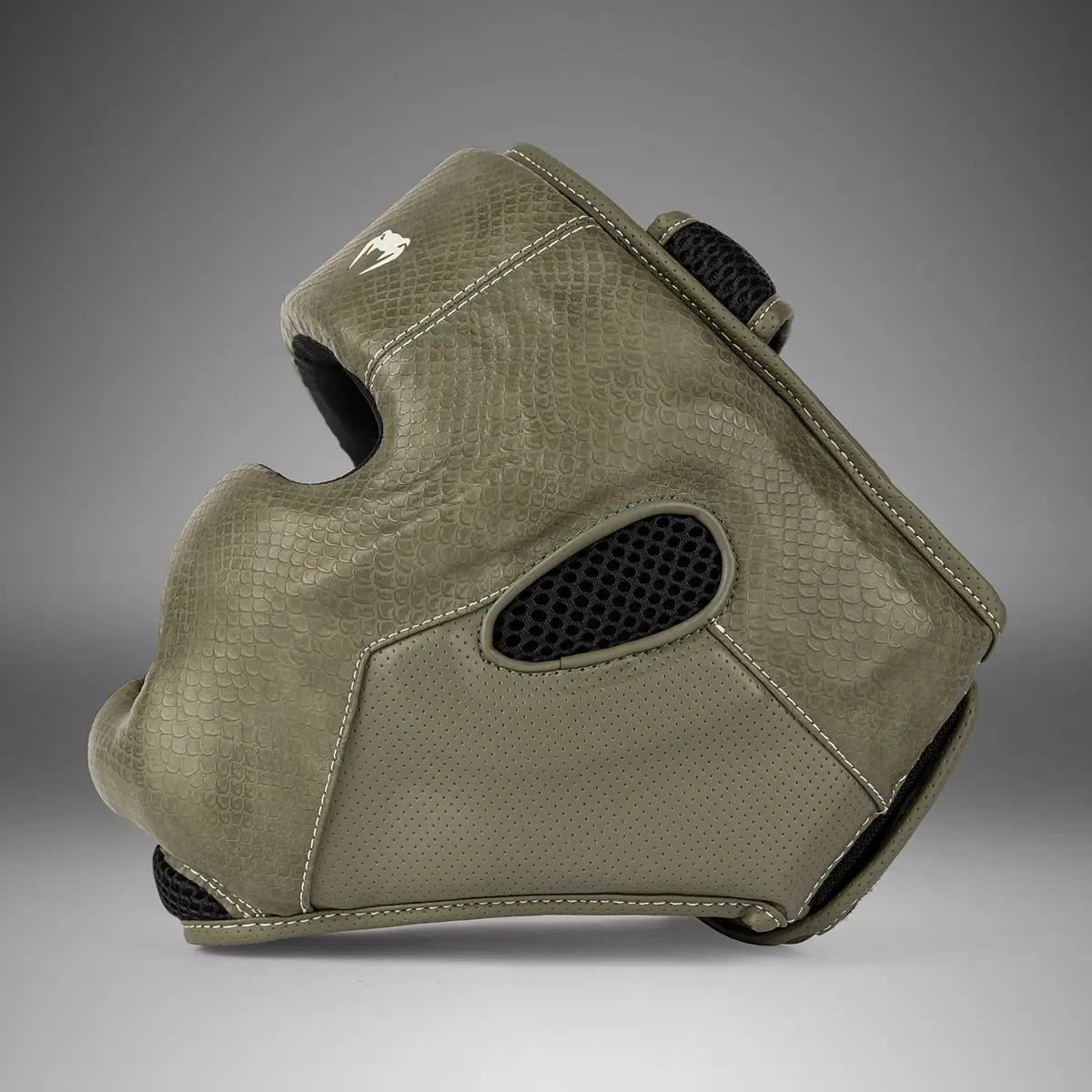 Venum Impact Evo Scales Headgear - Army Green страничен изглед, дясна страна