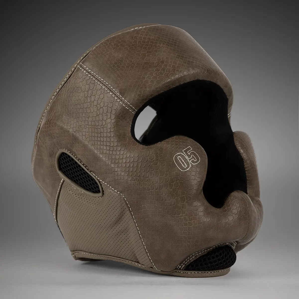 Venum Impact Evo Scales Headgear - Brown, страничен изглед