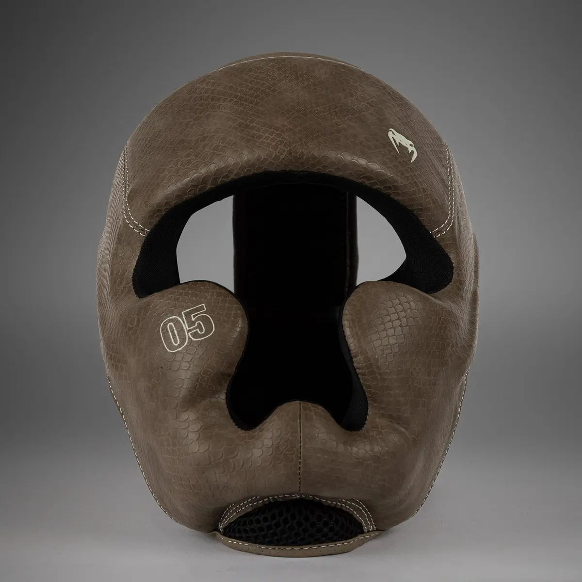 Venum Impact Evo Scales Headgear - Brown, преден изглед