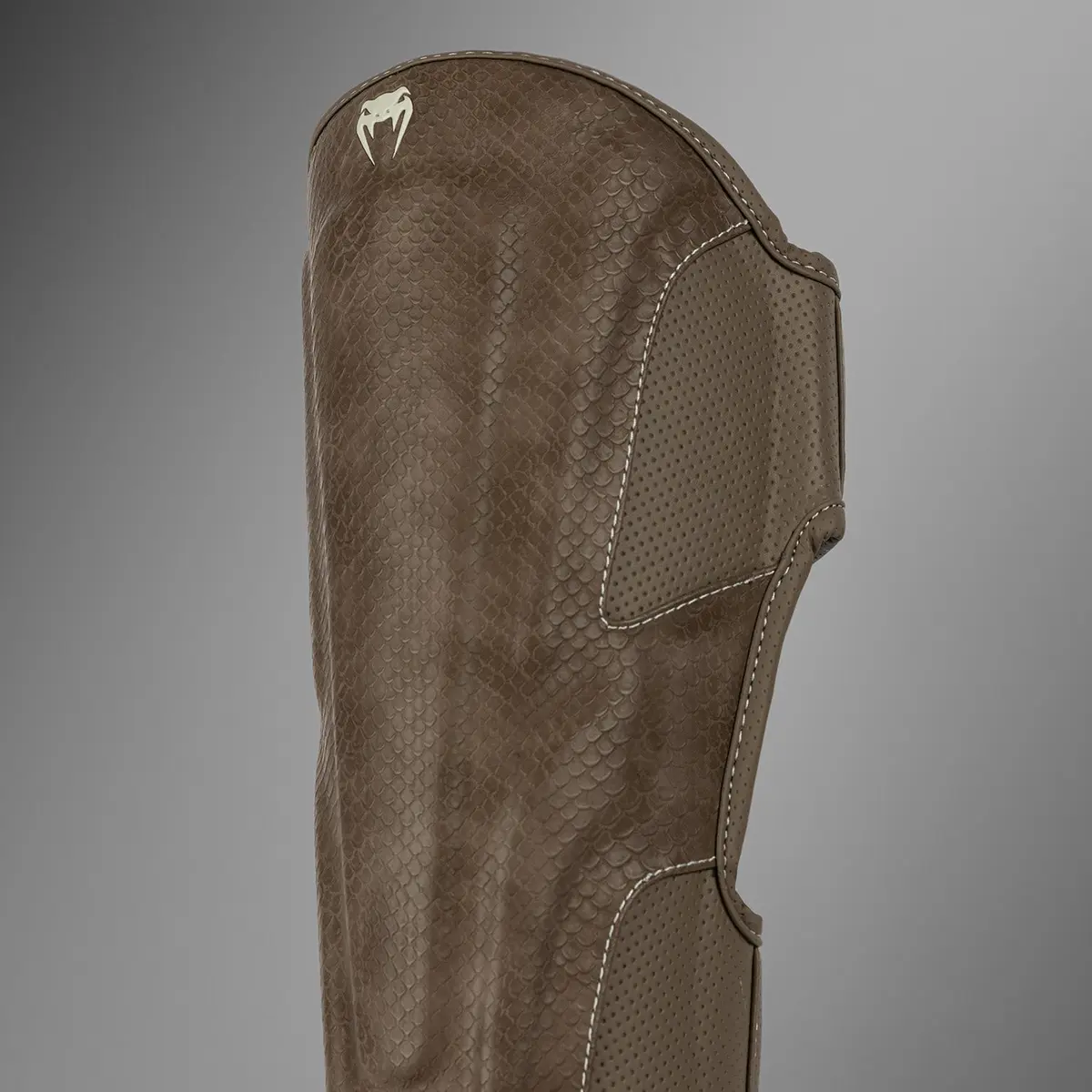Venum Impact Evo Scales Shin Guards - Brown страничен изглед