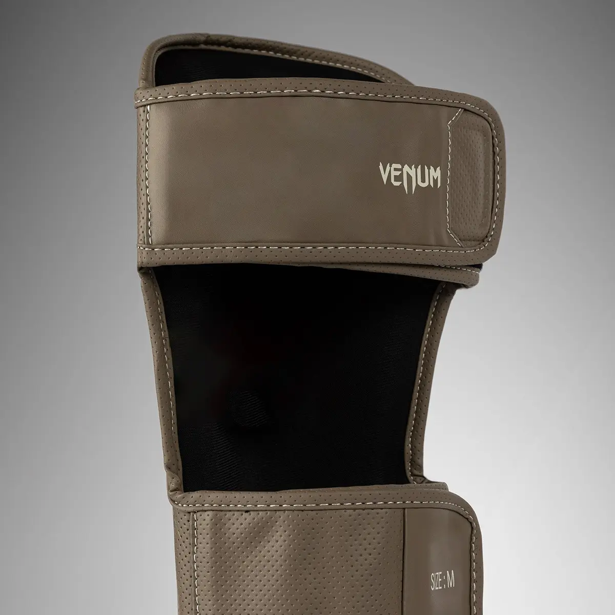 Venum Impact Evo Scales Shin Guards - Brown детайл