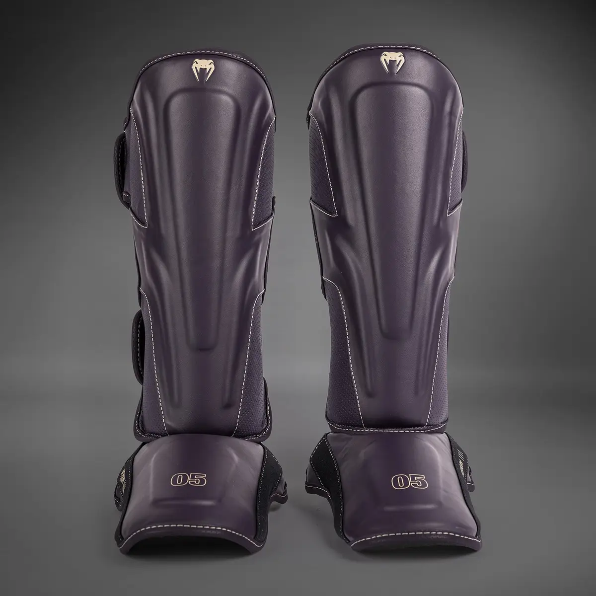Venum Impact Evo Shin Guards - Deep Purple