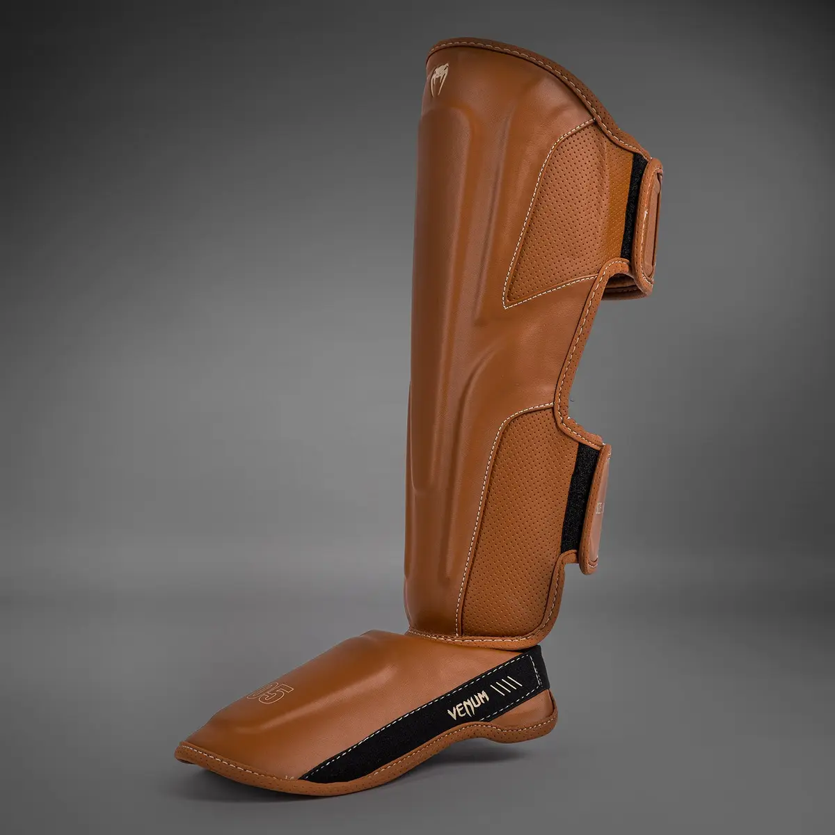 Venum Impact Evo Shin Guards - Havana страничен изглед