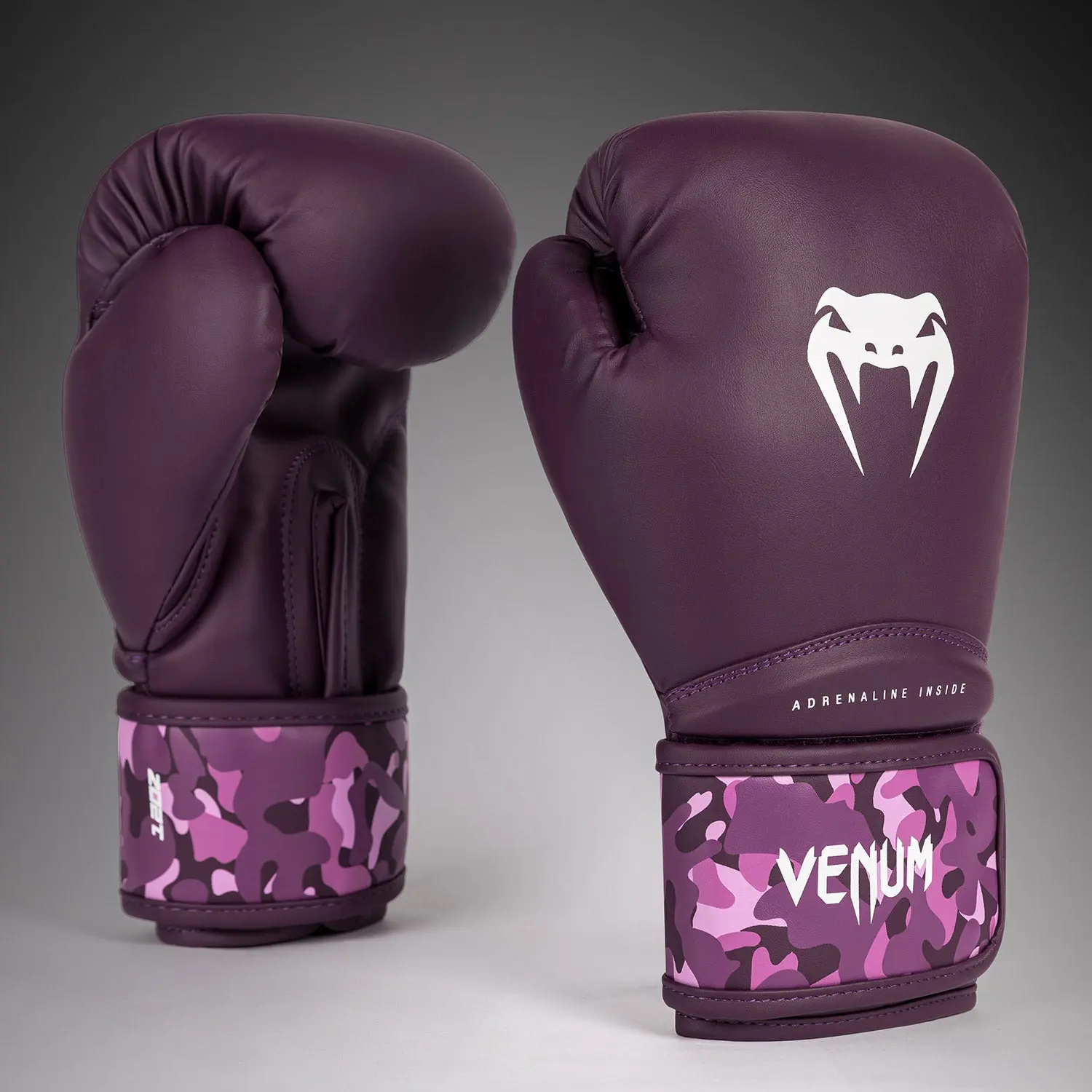 Venum Iris Boxing Gloves - Plum/pink, изглед отстрани на чифт