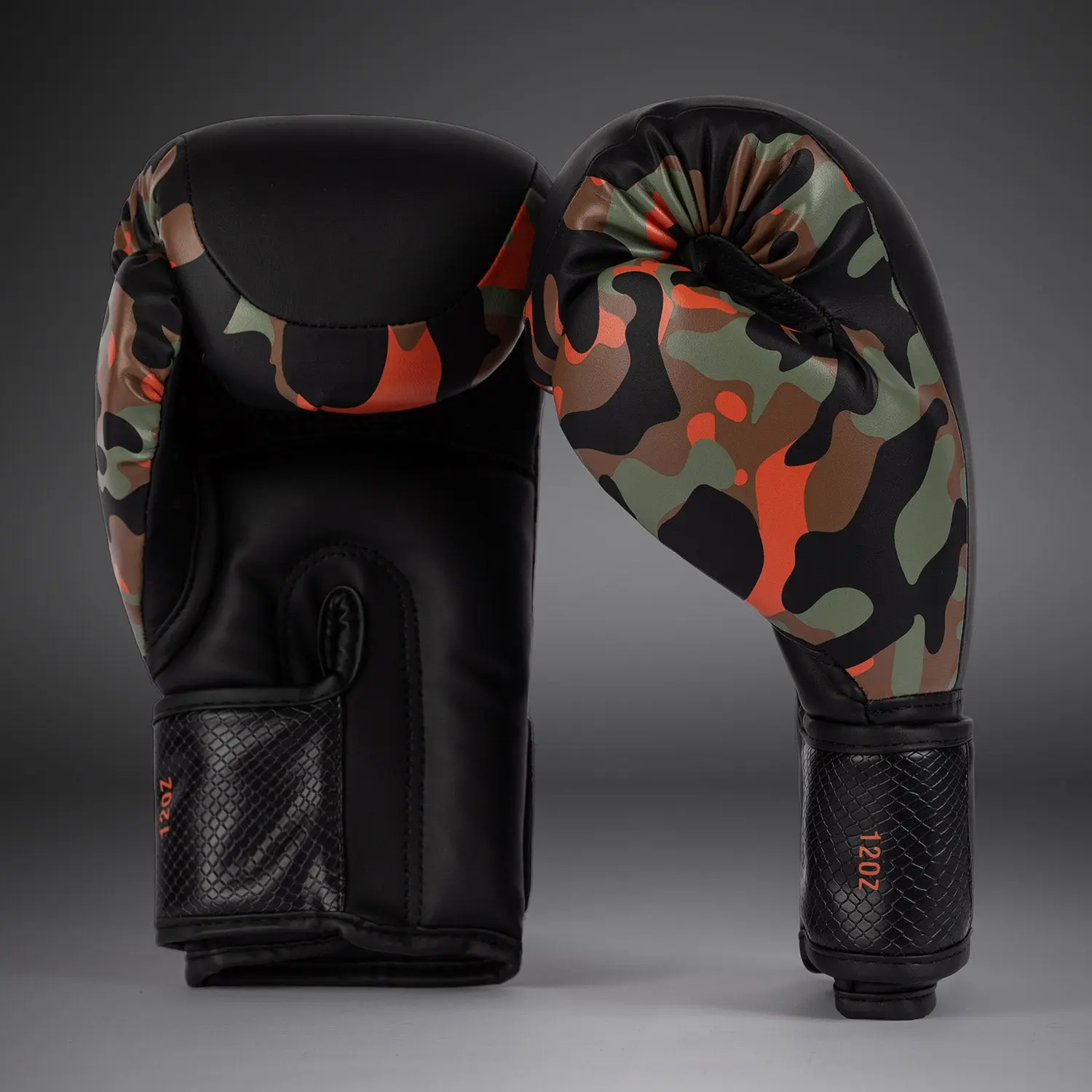 Venum Jungle Ops Boxing Gloves Canyon Camo страничен изглед