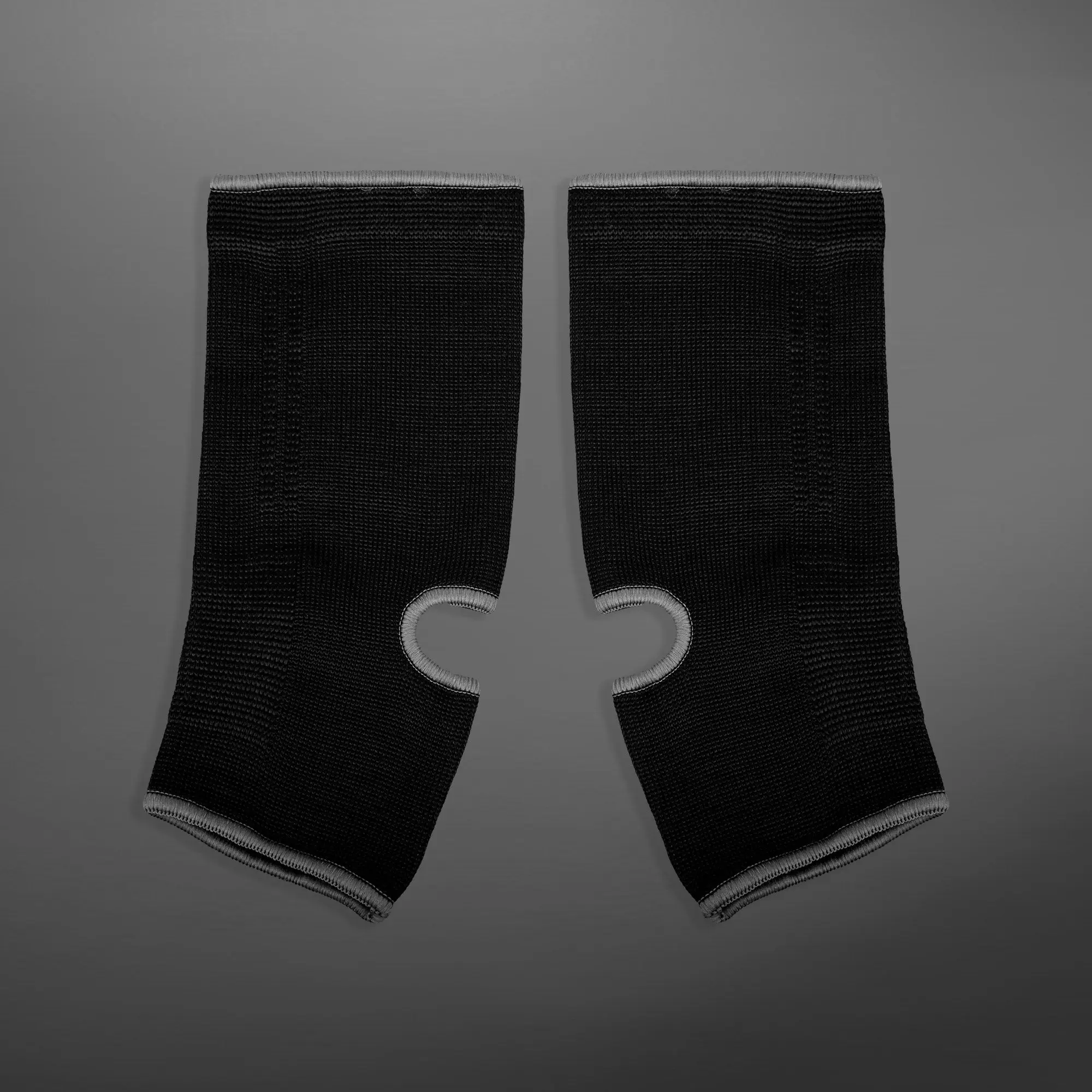 Наглезенки - Venum Kontact Ankle Support Guard - Black/Black, преден изглед на чифт