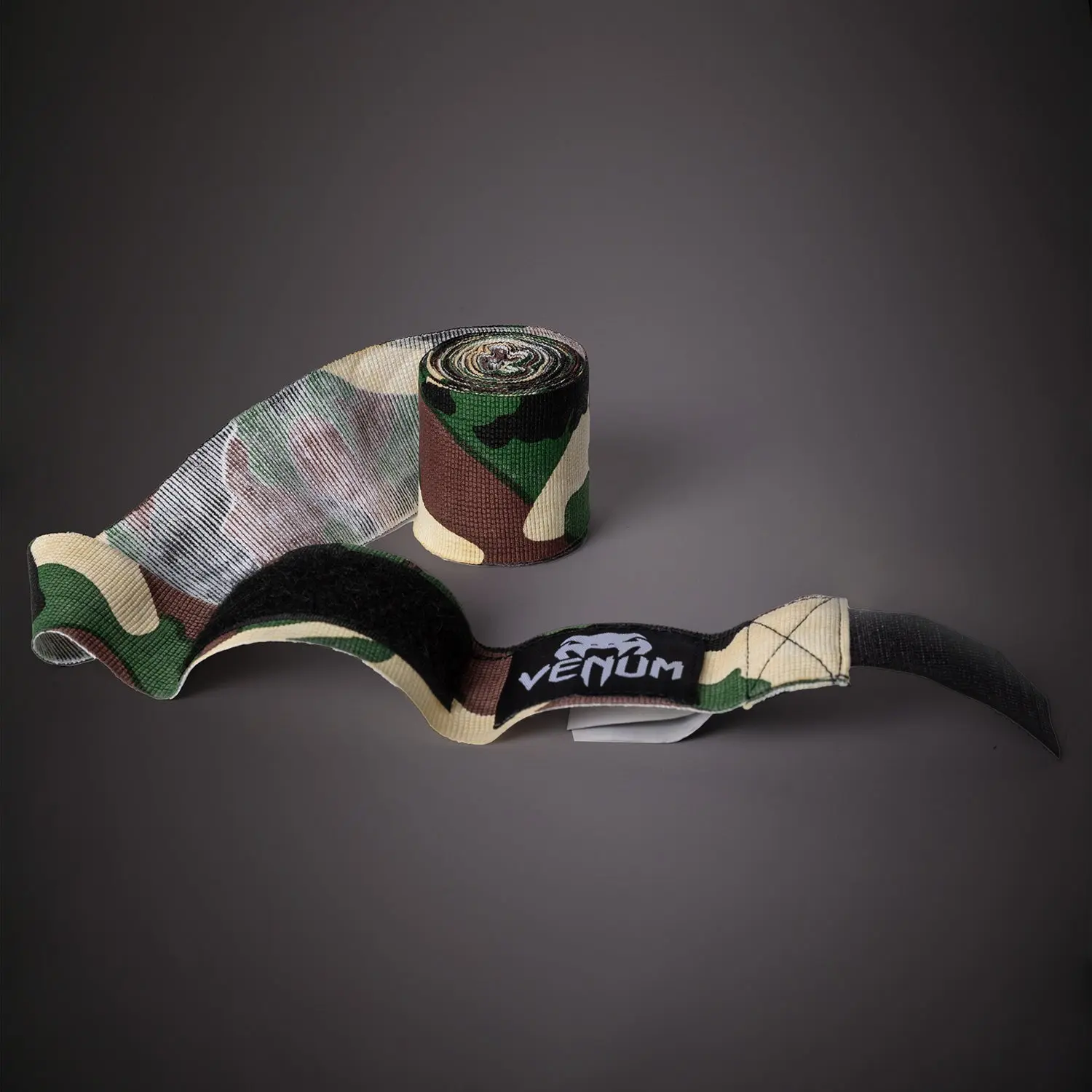 Venum Бинтове - VENUM 4M / FOREST CAMO, разгърнат бинт