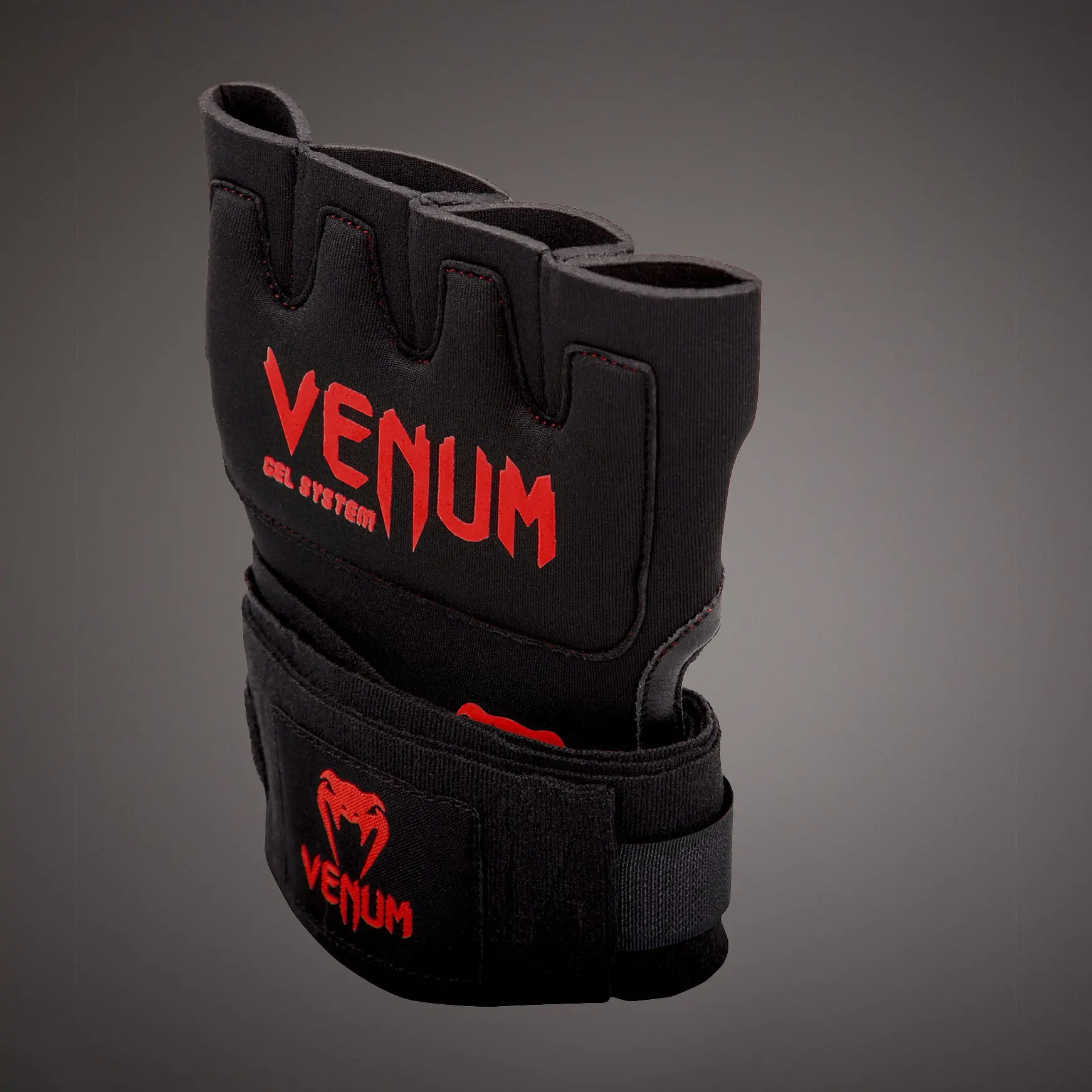 Venum Вътрешни Ръкавици за Боксови Ръкавици Kontact Gel Glove Wraps - Black/Red, страничен изглед