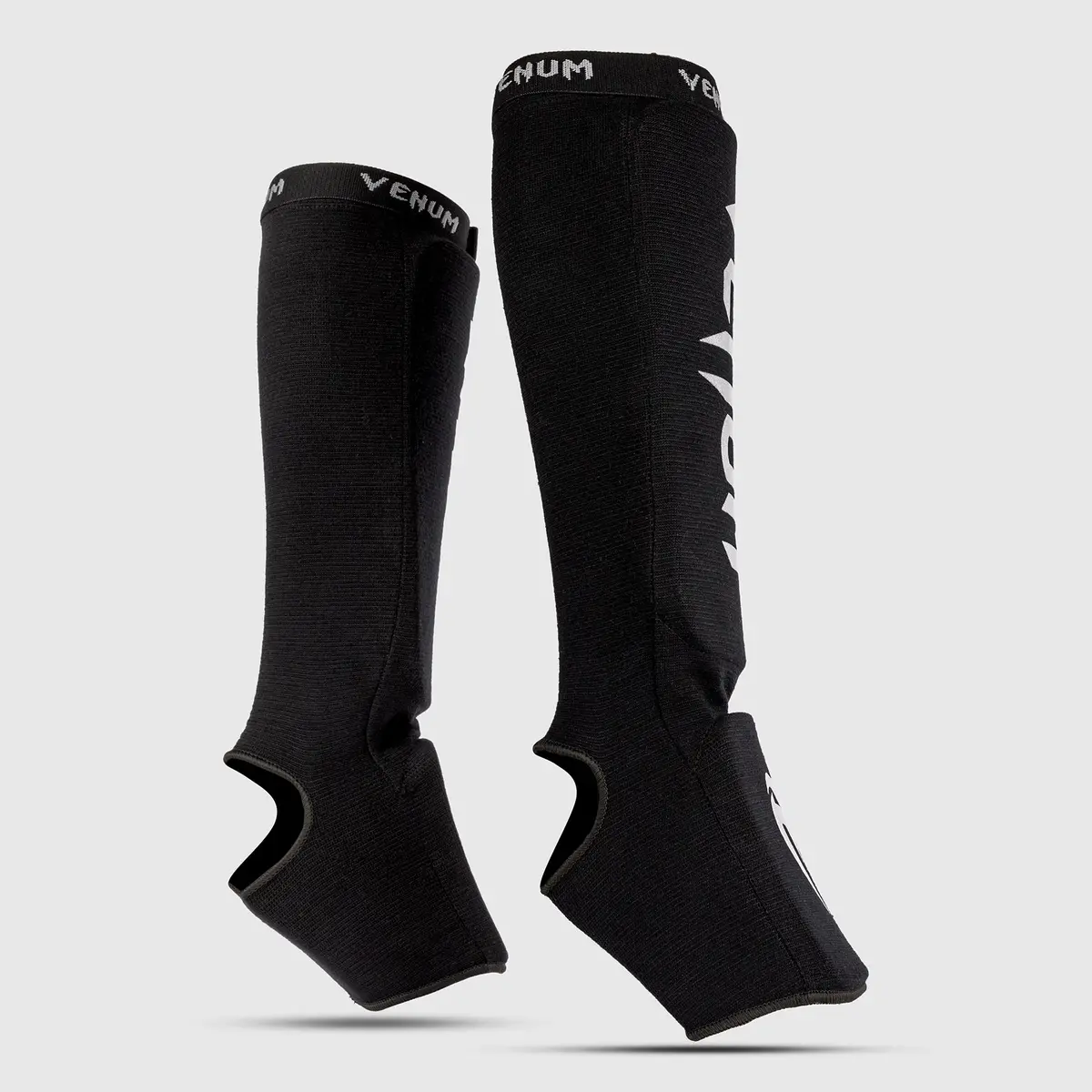 Venum Kontact Shin Guards - Black/Silver гръб