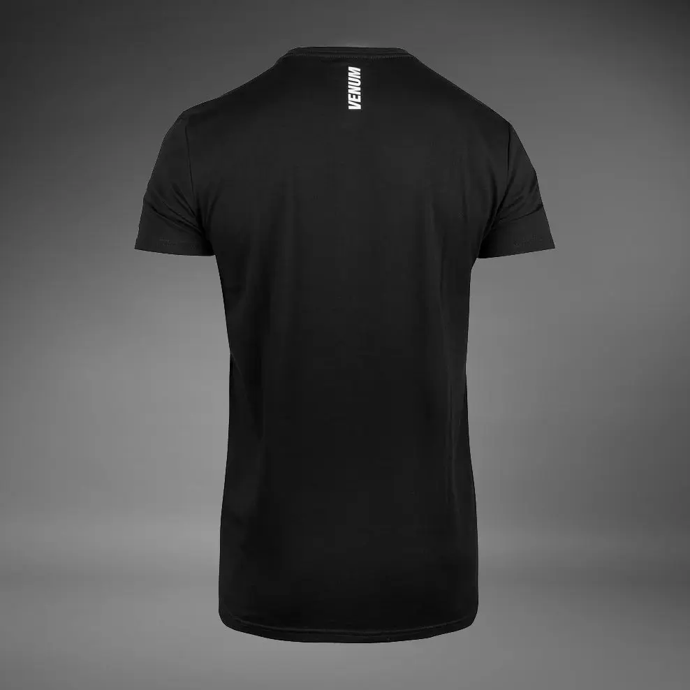 Тениска - Venum Muay Thai VT T-shirt - Black / White, заден изглед