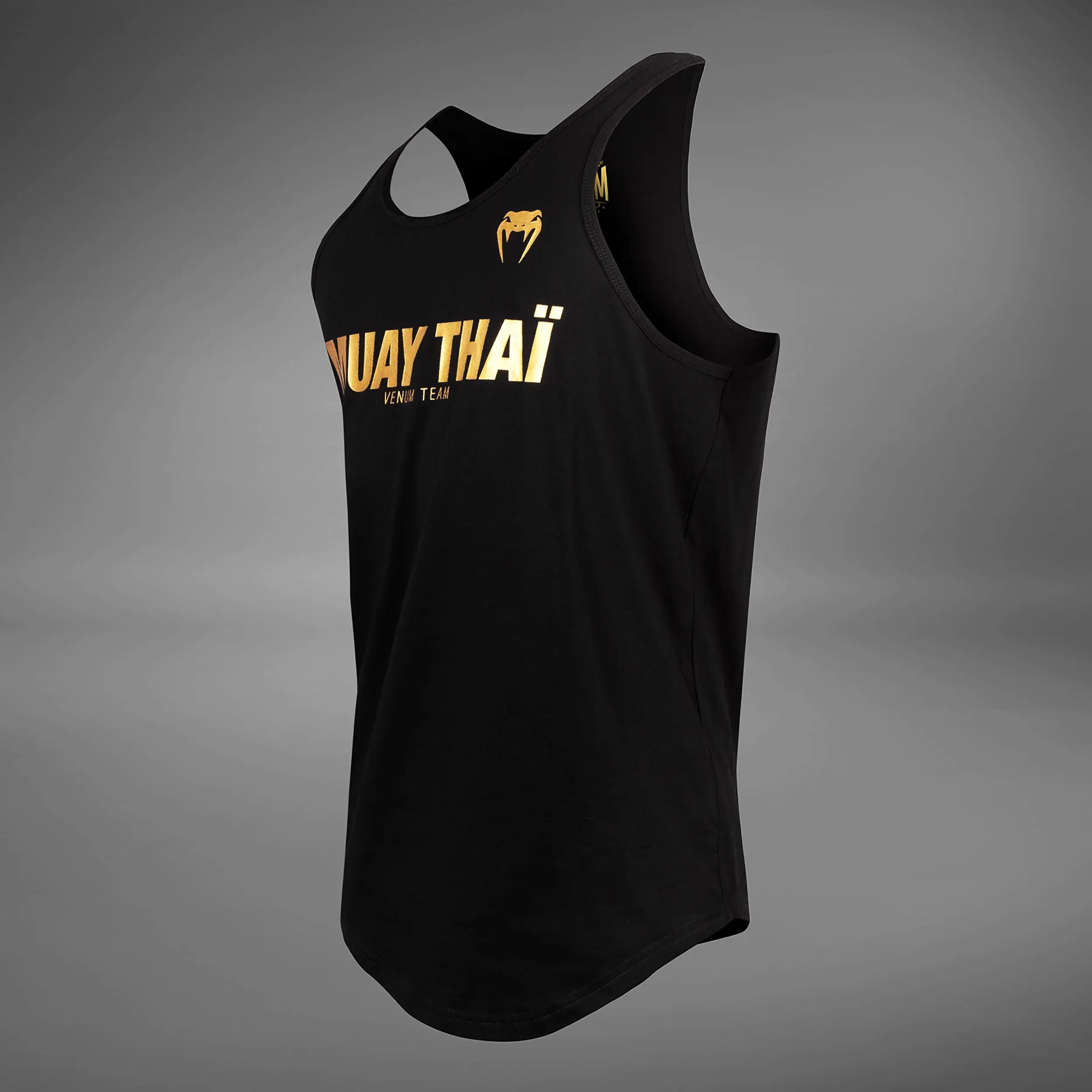 Потник - Venum Muay Thai VT Tank Top - Black/Gold, страничен изглед
