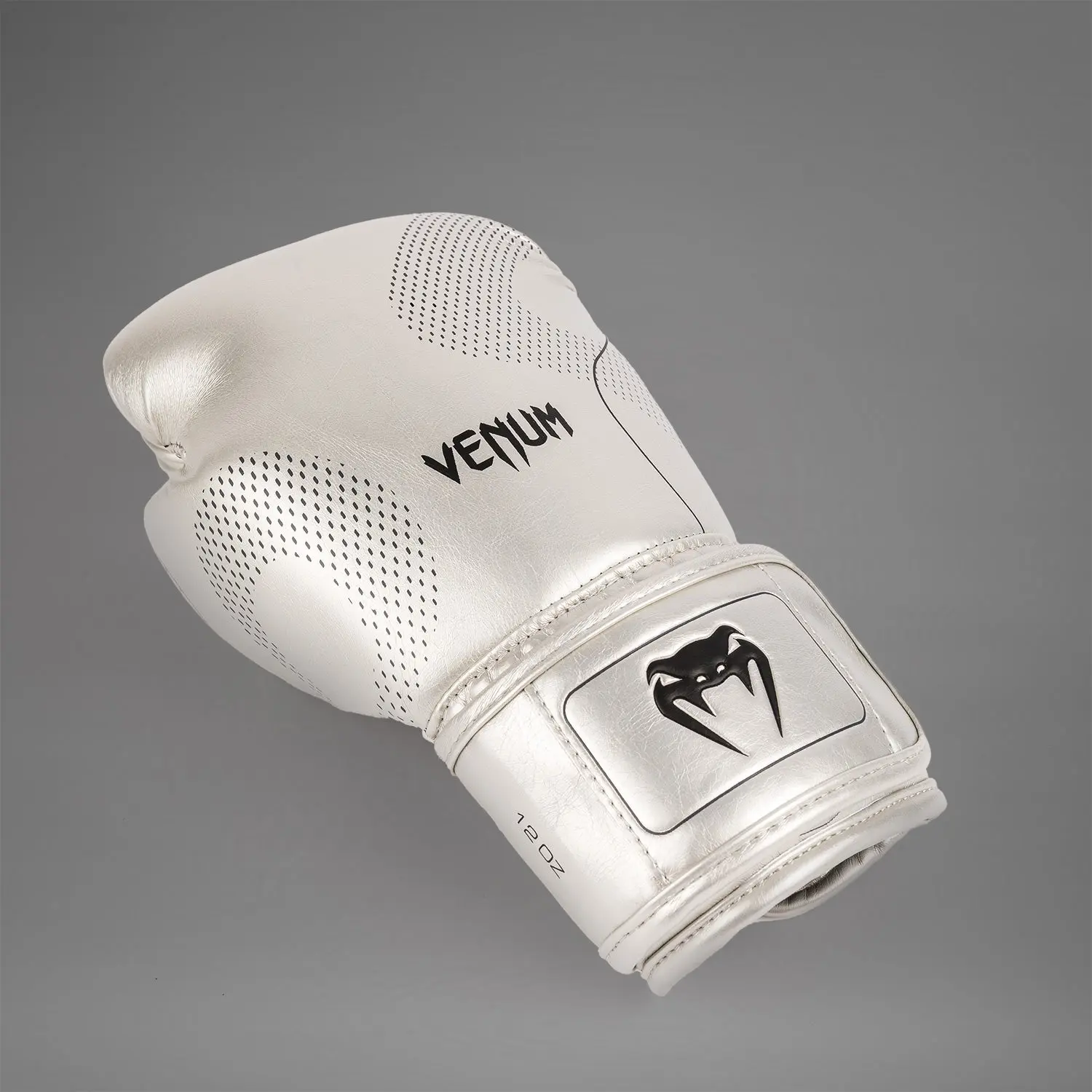 Venum Nexus Boxing Gloves - Silver/Black отстрани