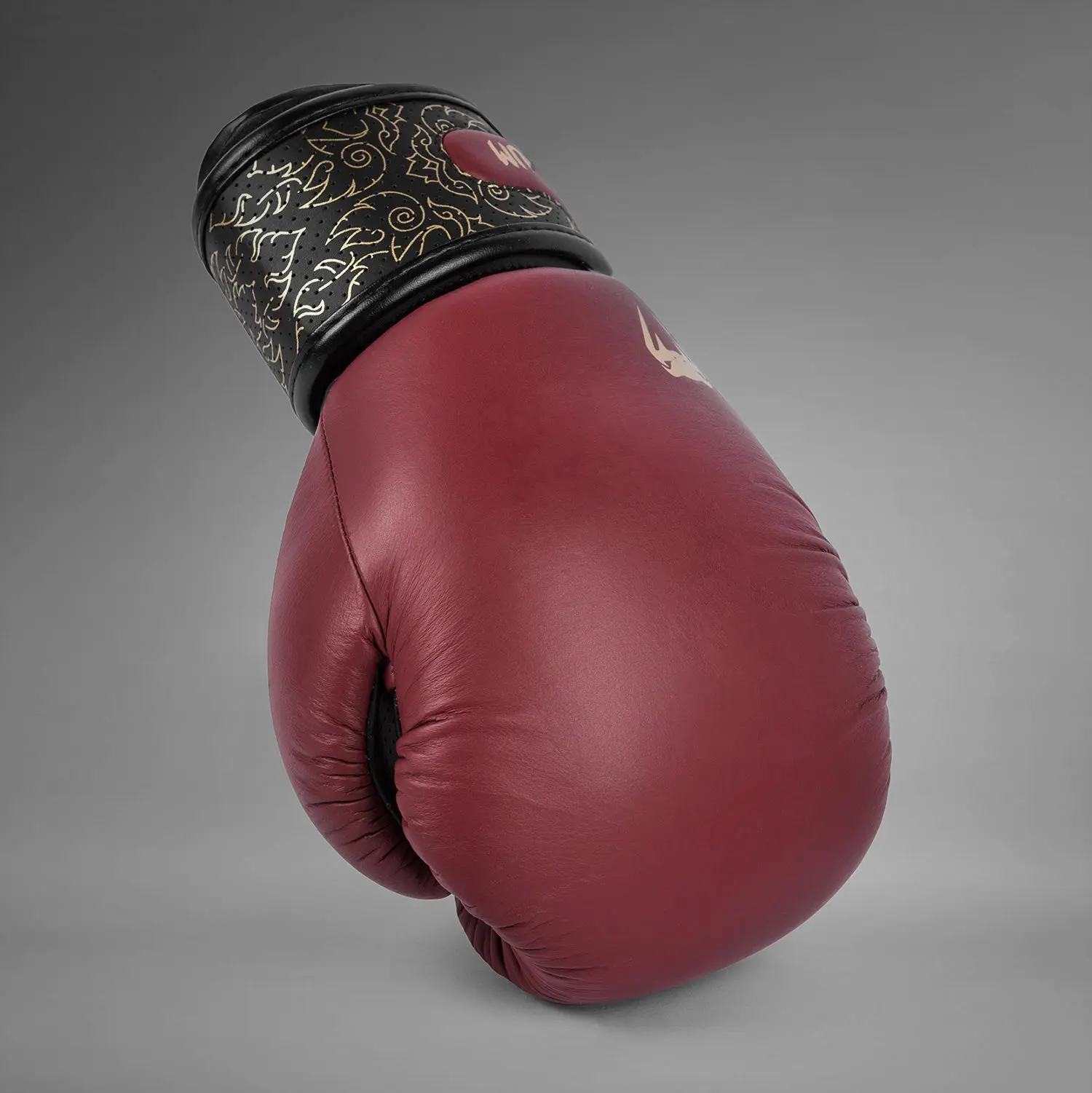 Venum Power 2.0 Boxing Gloves - Burgundy/Black страничен изглед