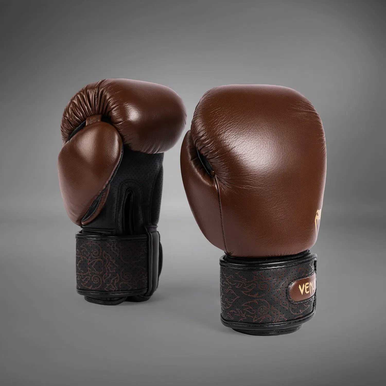 Venum Power 2.0 Boxing Gloves - Chocolate Brown, страничен изглед