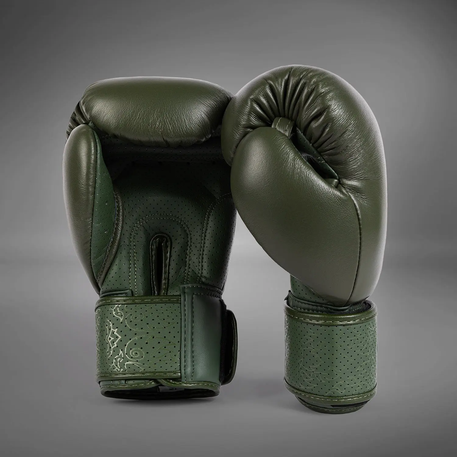 Venum Power 2.0 Boxing Gloves - Deep Forest Green страничен изглед