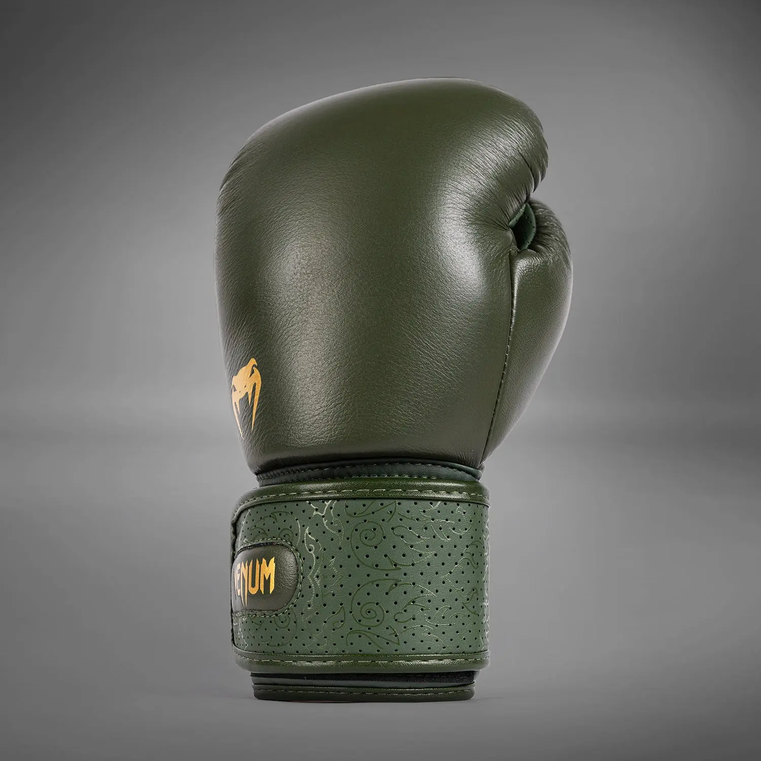 Venum Power 2.0 Boxing Gloves - Deep Forest Green детайл на маншета
