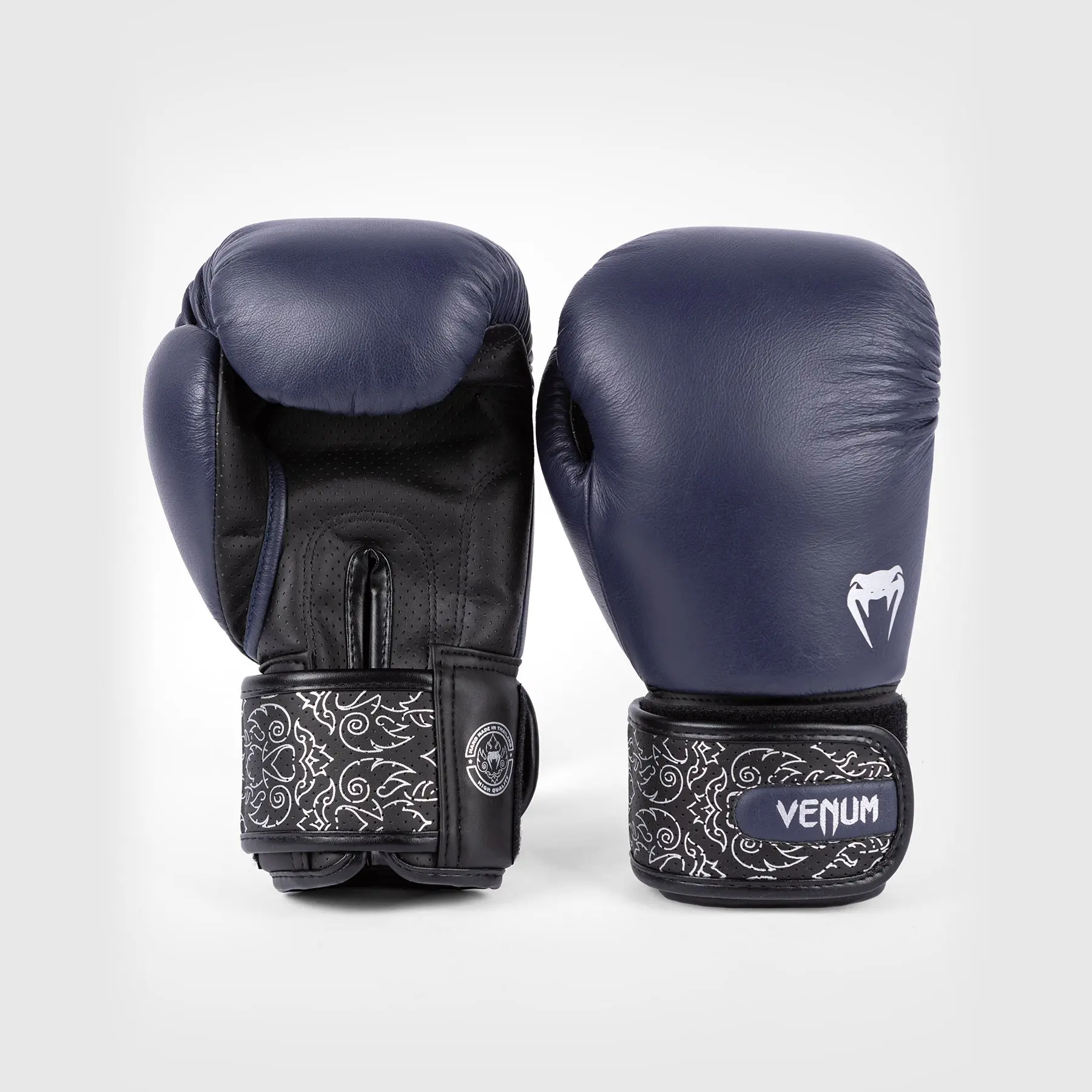 Venum Power 2.0 Boxing Gloves - Navy Blue/Black заден изглед