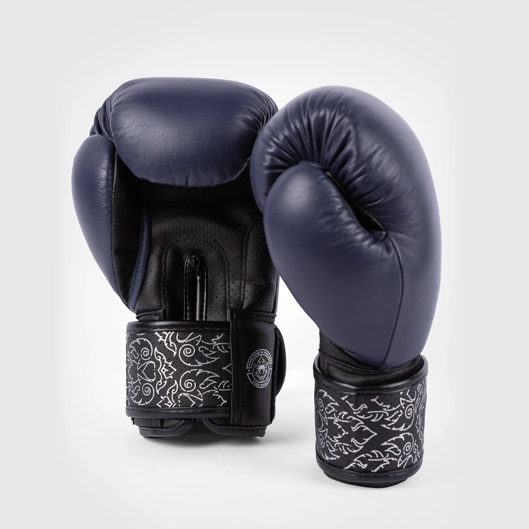 Venum Power 2.0 Boxing Gloves - Navy Blue/Black страничен изглед