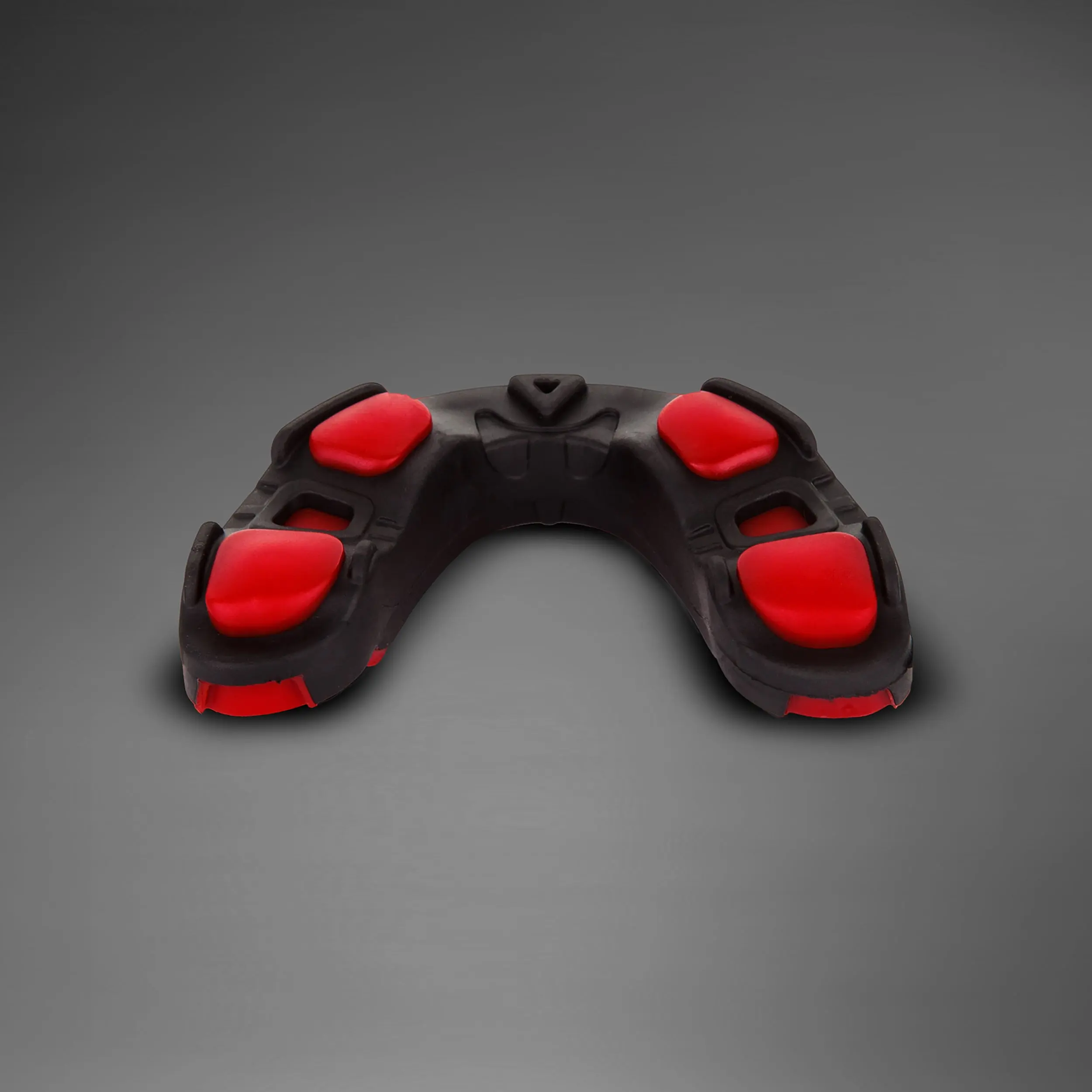 Протектор за уста - Venum Predator Mouthguard - Black/Black/Red, горен изглед