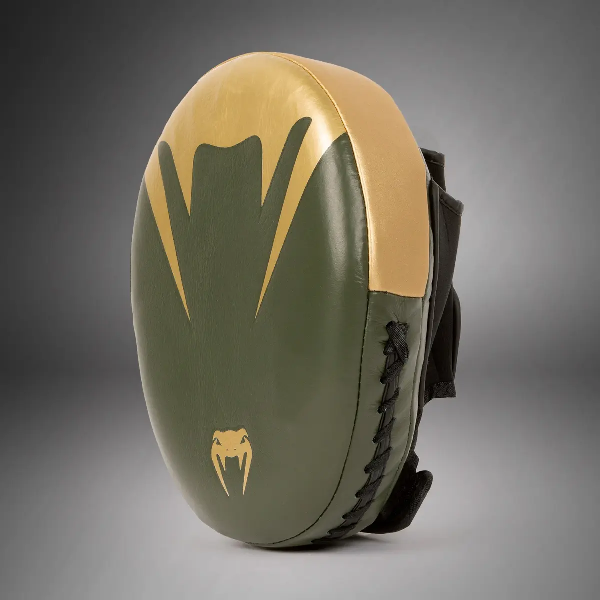 Venum Pro Boxing Big Punch Mitts (Pair) - Khaki/Gold, страничен изглед