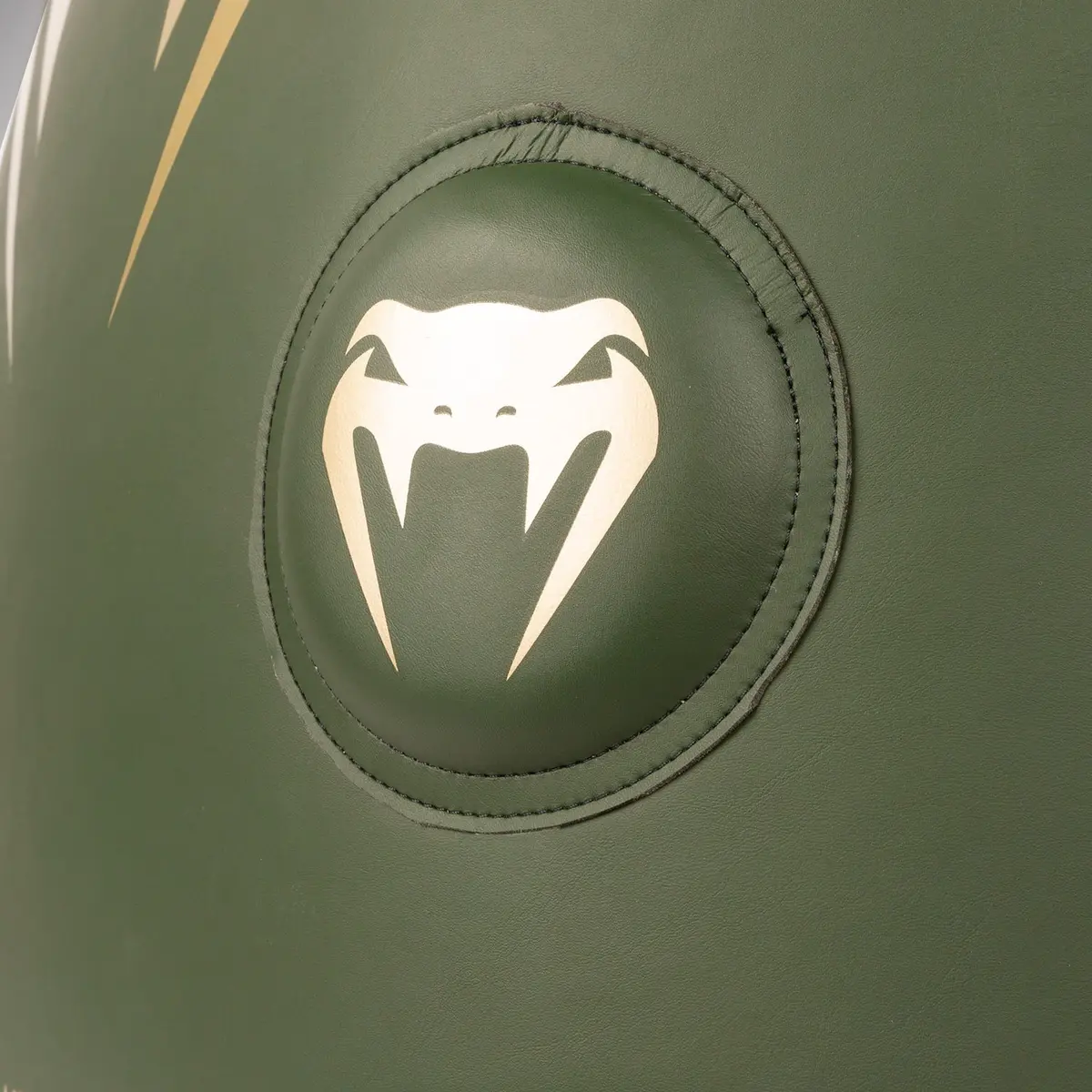 Venum Pro Boxing Body Protector - Khaki/Gold детайл лого кобра