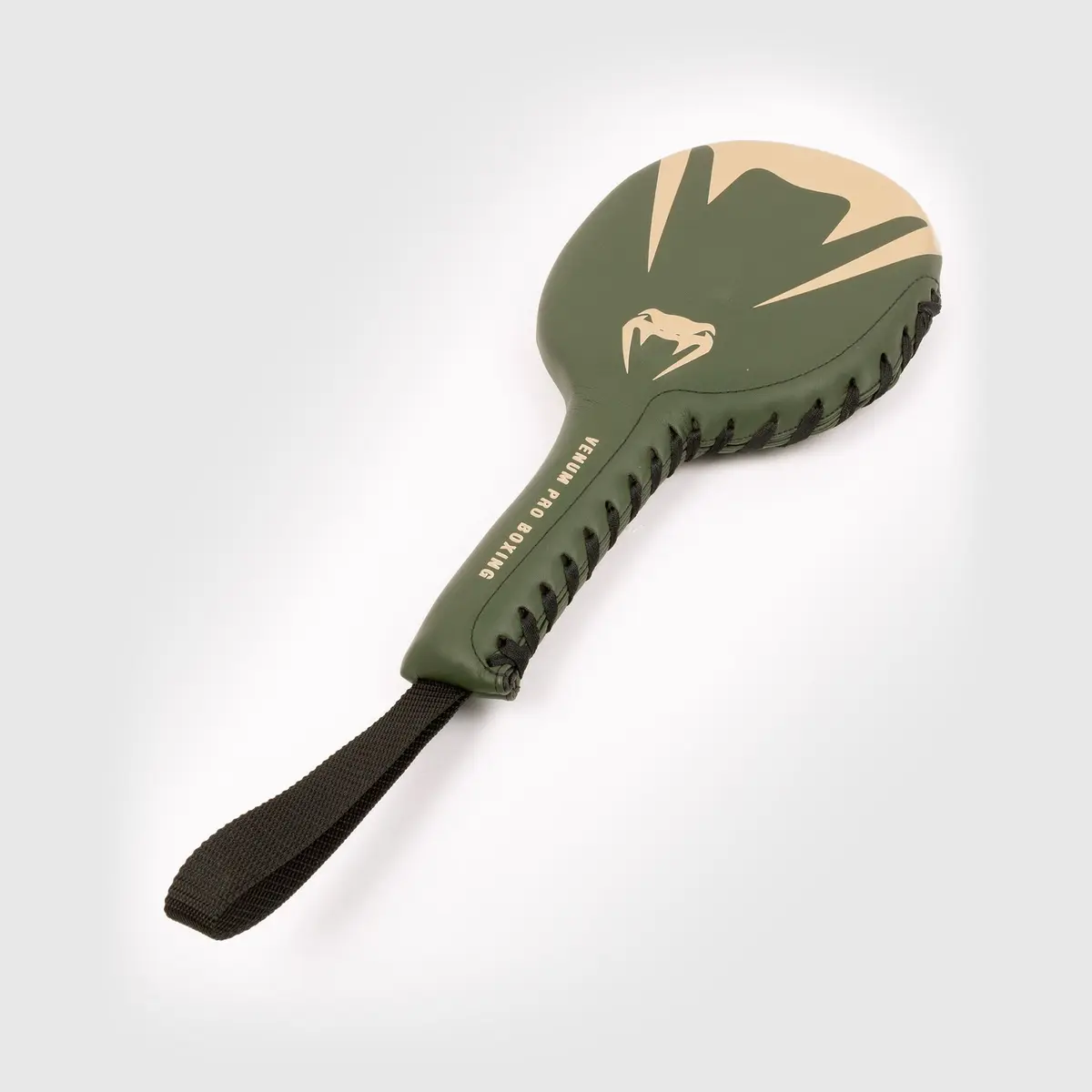 Venum Pro Boxing Rackets (Pair) - Khaki/Gold детайл