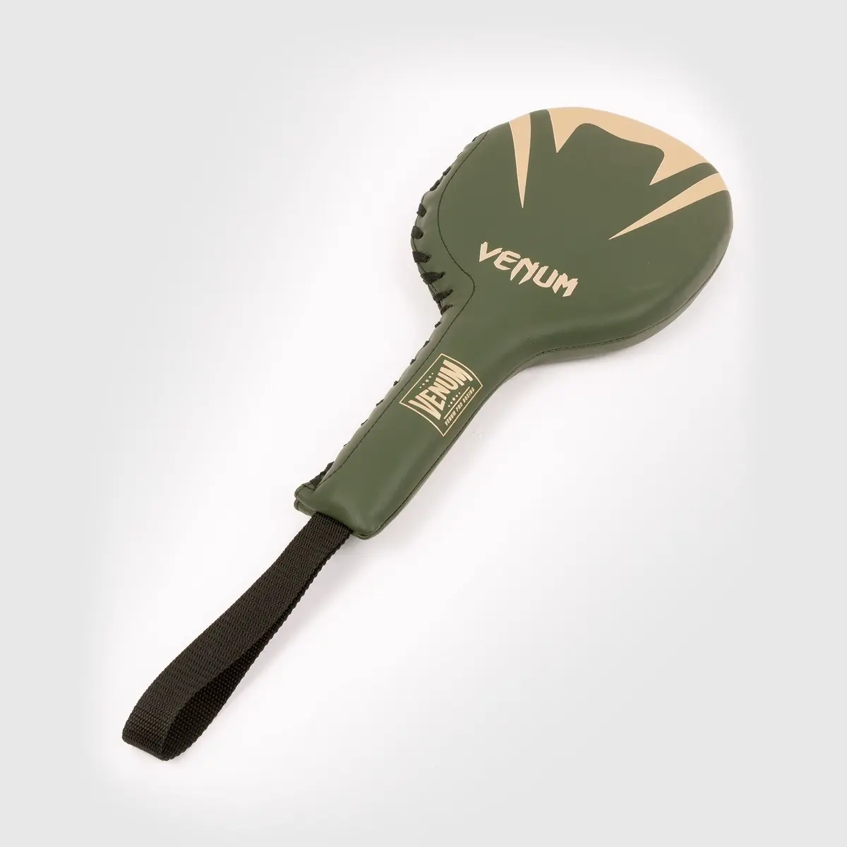 Venum Pro Boxing Rackets (Pair) - Khaki/Gold под ъгъл