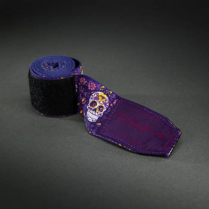 Бинтове - VENUM - Santa Muerte Handwraps - Purple - 4.5m