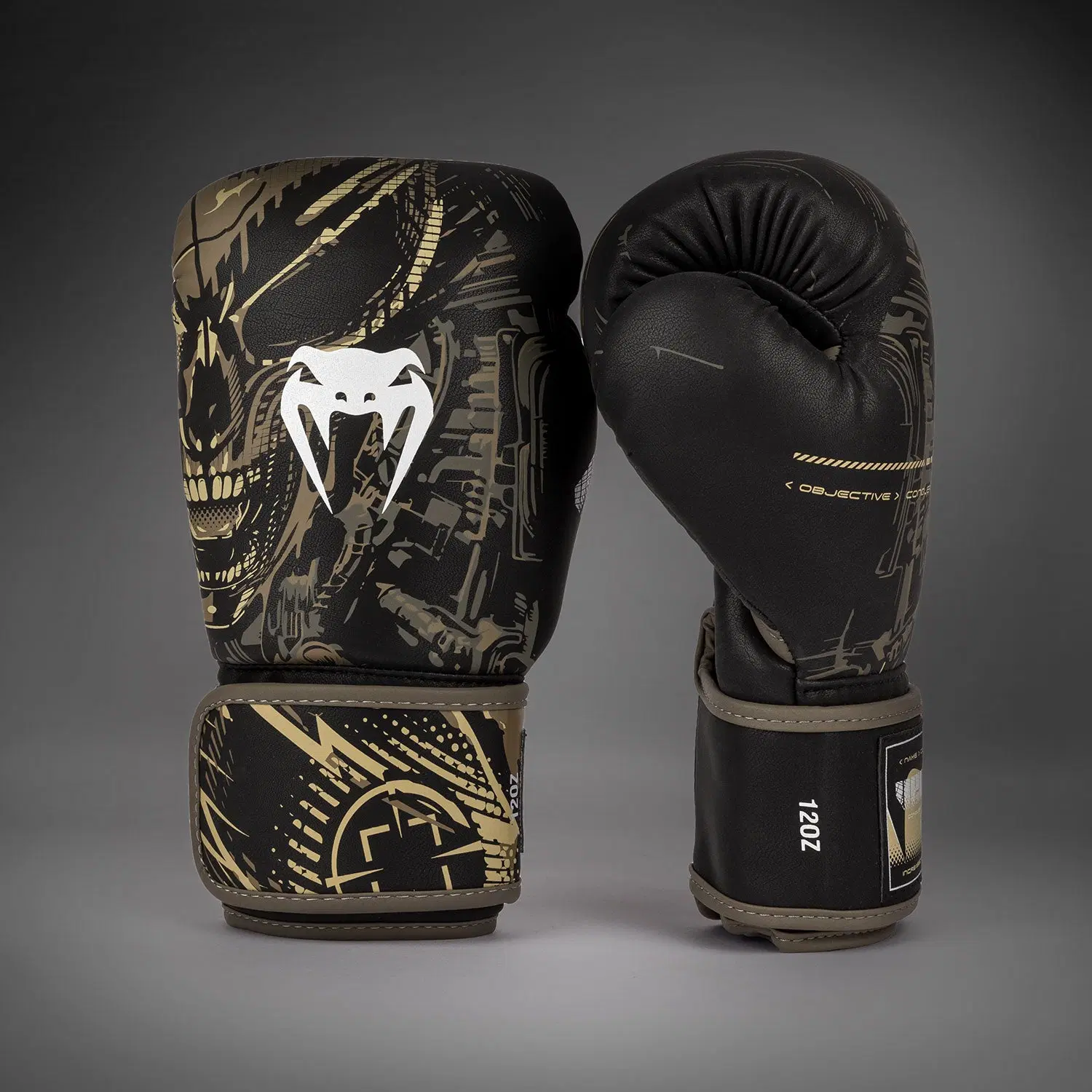 Venum Invader Boxing Gloves - Black/Sand