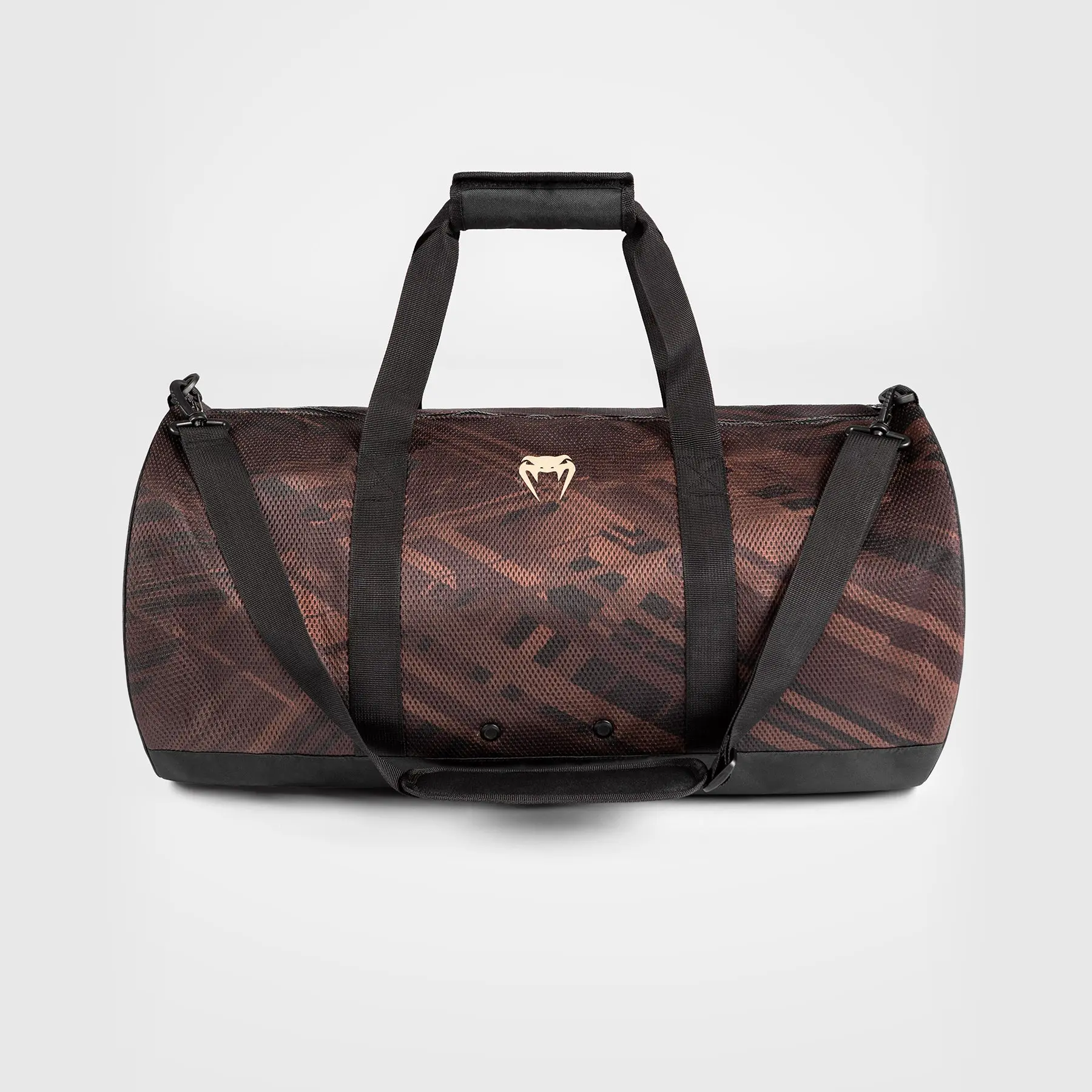 Venum Tecmo 2.0 Duffle Bag - Dark Brown, изглед с дълга презрамка