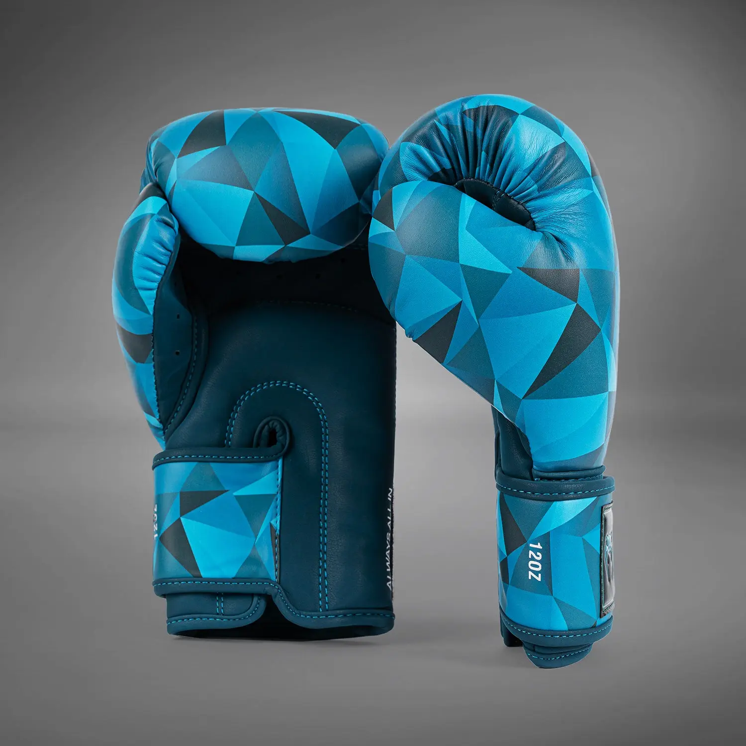 Venum x Demi Boxing Gloves - Azur Blue, дясна ръкавица, преден изглед