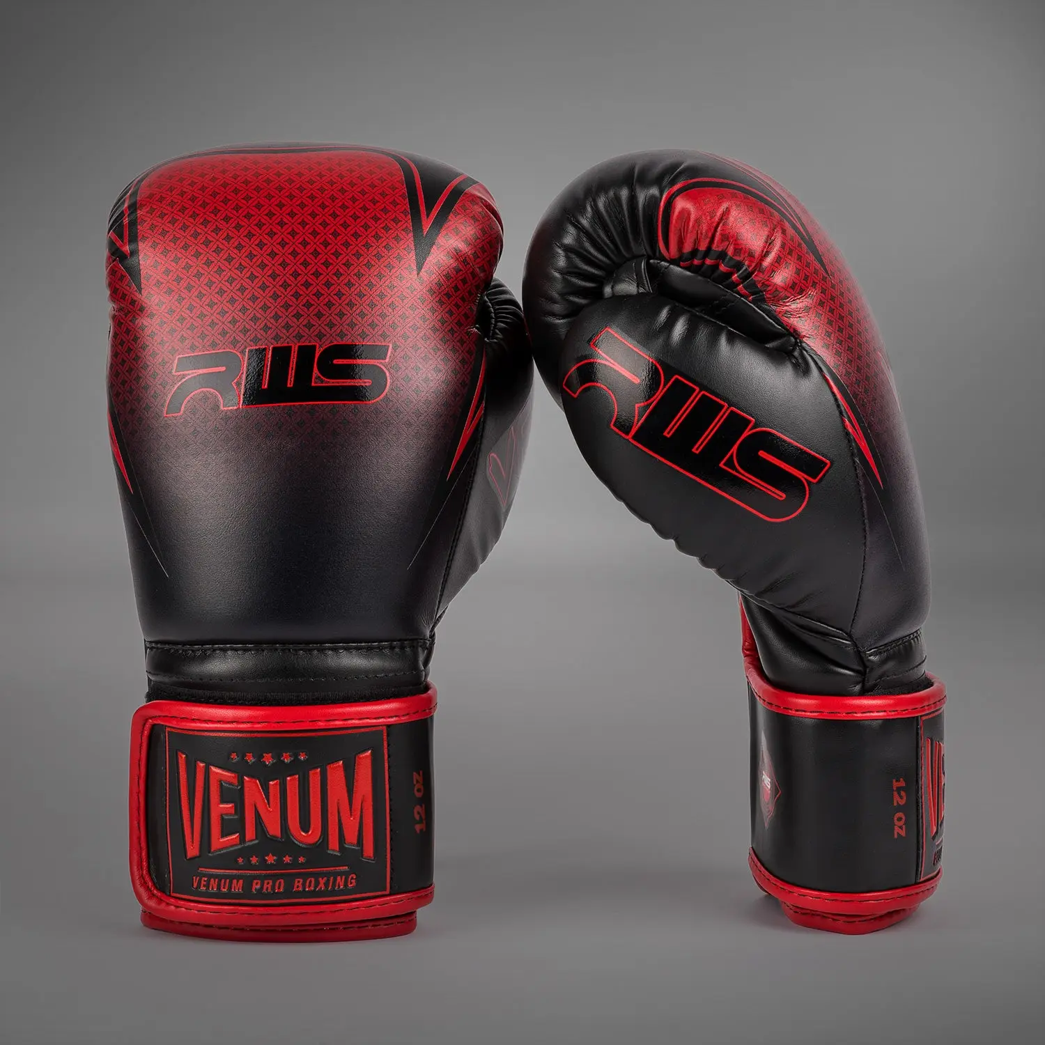 Venum x RWS 2.0 Boxing Gloves - Black/Red страничен изглед