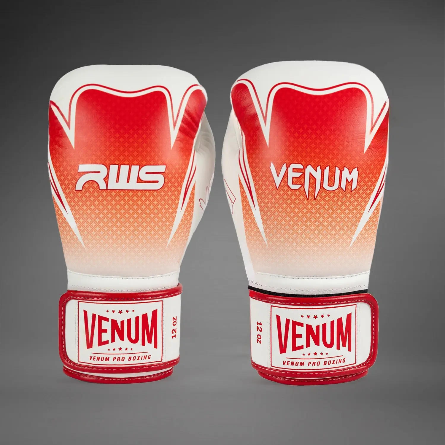 Venum x RWS 2.0 Boxing Gloves - White/Red преден изглед