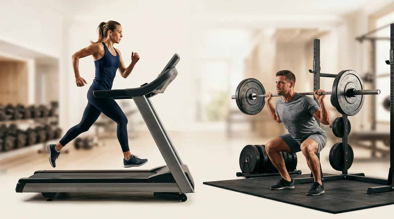 Cardio vs. Gewichte zum Abnehmen — Was ist effektiver