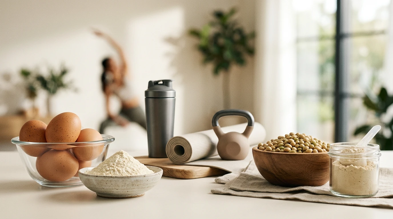 Eiprotein vs. Sojaprotein: Biologische Kraft vs. Phytonutrienten-Schutz