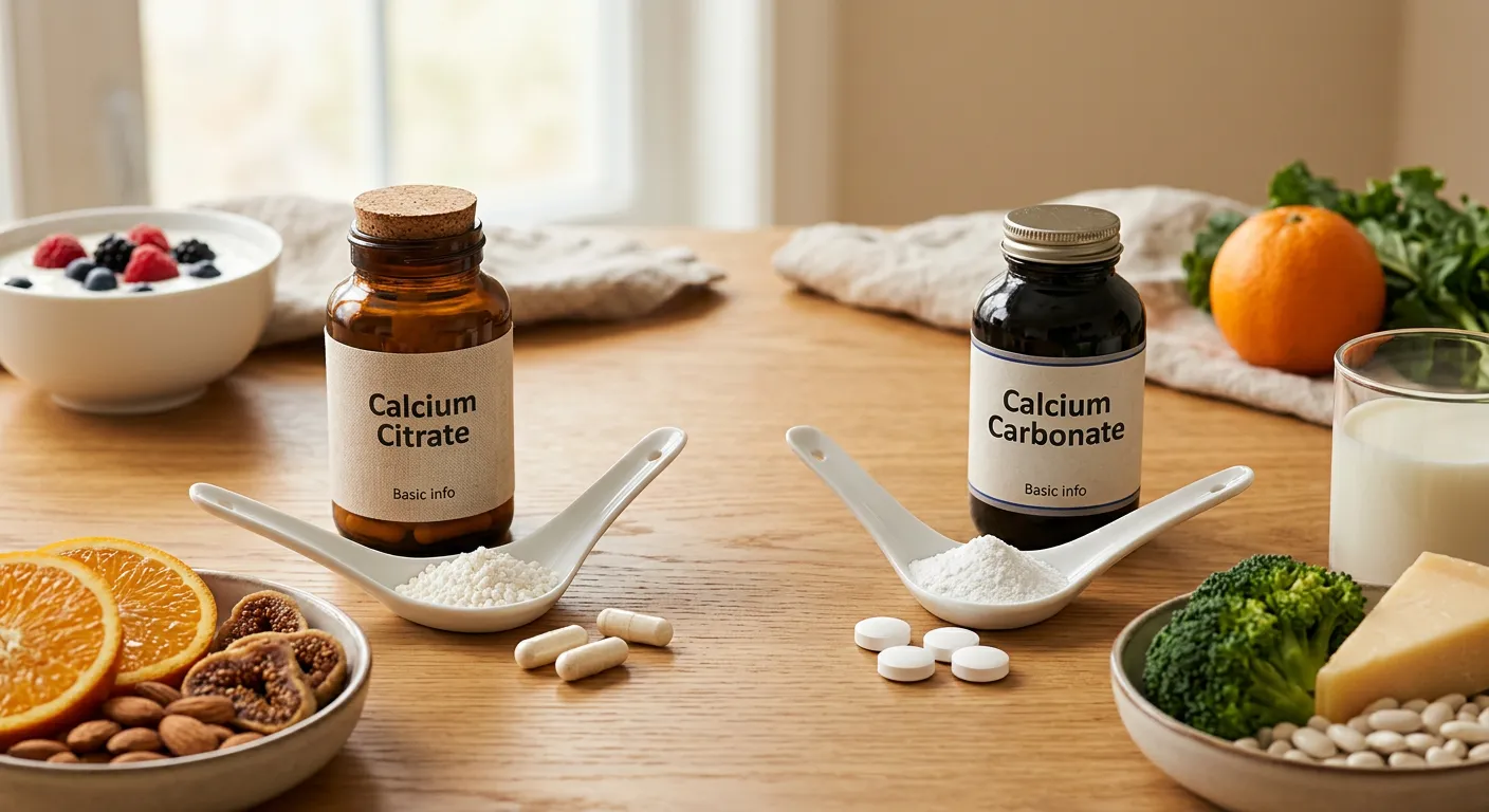 Calciu Citrat vs. Calciu Carbonat: Calciul Ușor de Absorbit vs. Sursa Standard