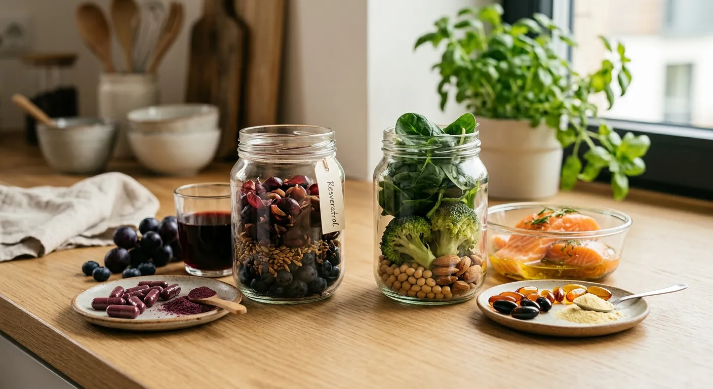 Resveratrol gegen Coenzym Q10: Die Jugend der Rebe gegen die Energie der Zelle
