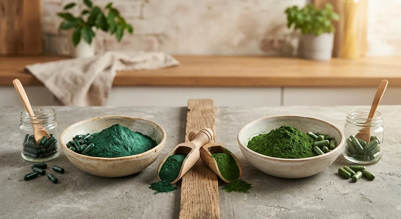 Spirulina vs. Chlorella: The Energizing Algae vs. The Detoxifying Green Food