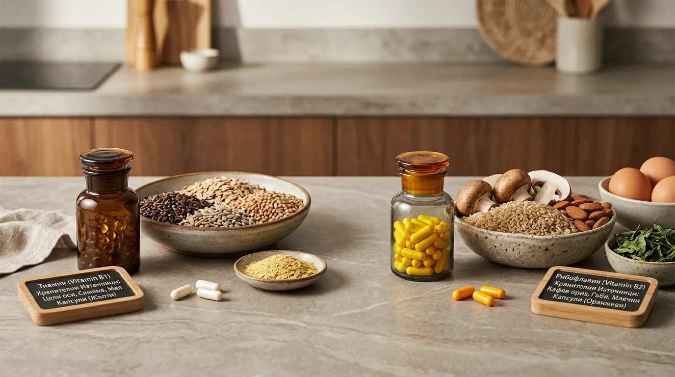 Vitamin B1 (Thiamine) vs. Vitamin B2 (Riboflavin): The Spark of Energy vs. The Metabolic Helper