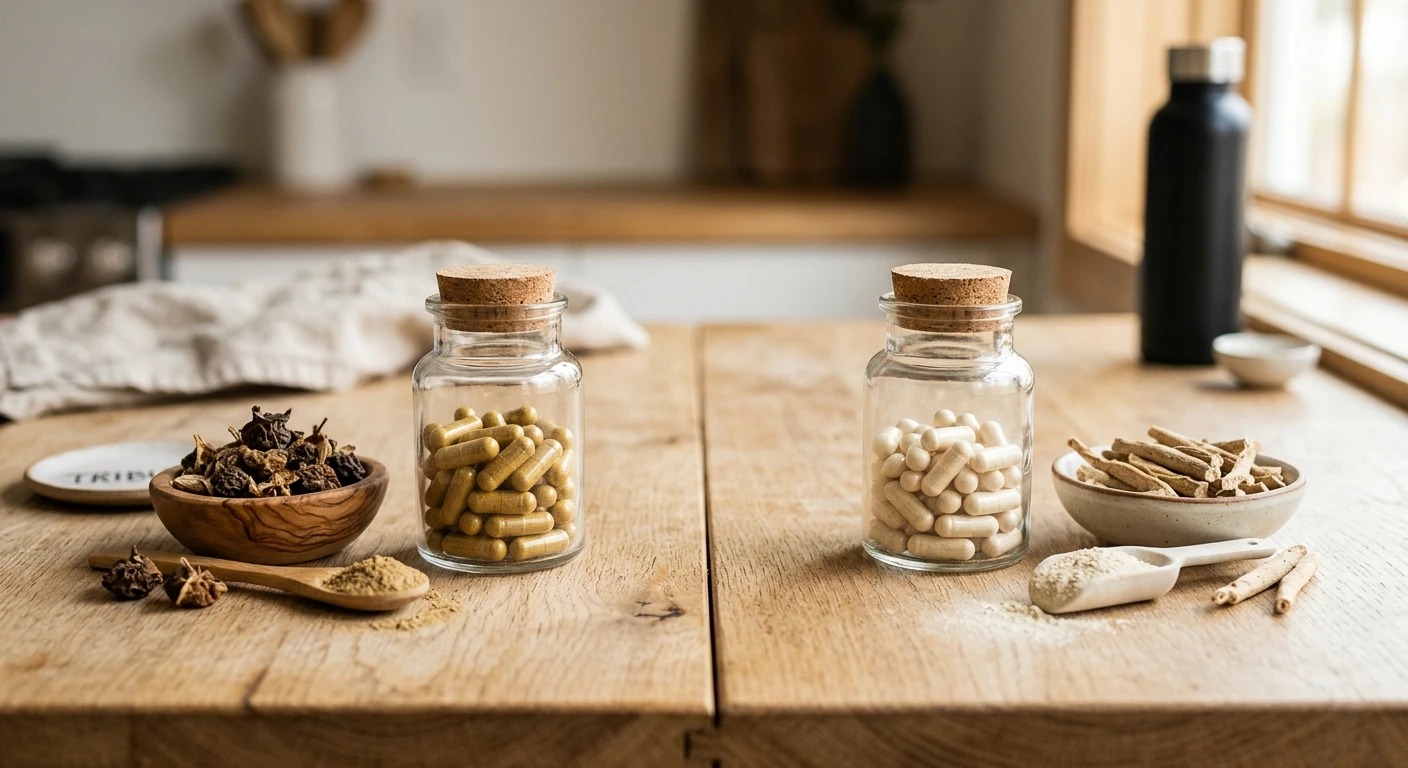 Tribulus vs. Ashwagandha: Stimulatorul Hormonal vs. Echilibratorul Adaptogen
