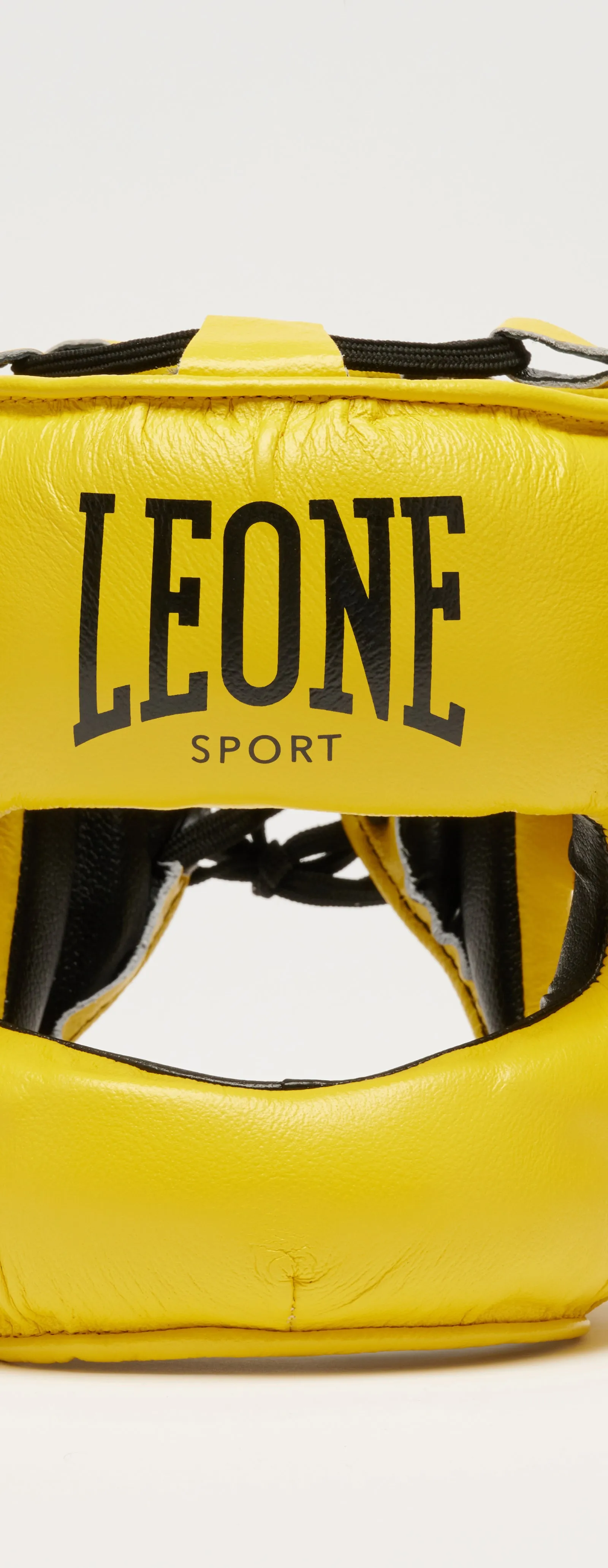 Leone 1947 Nerone Classic Headgear - Yellow преден изглед с връзки