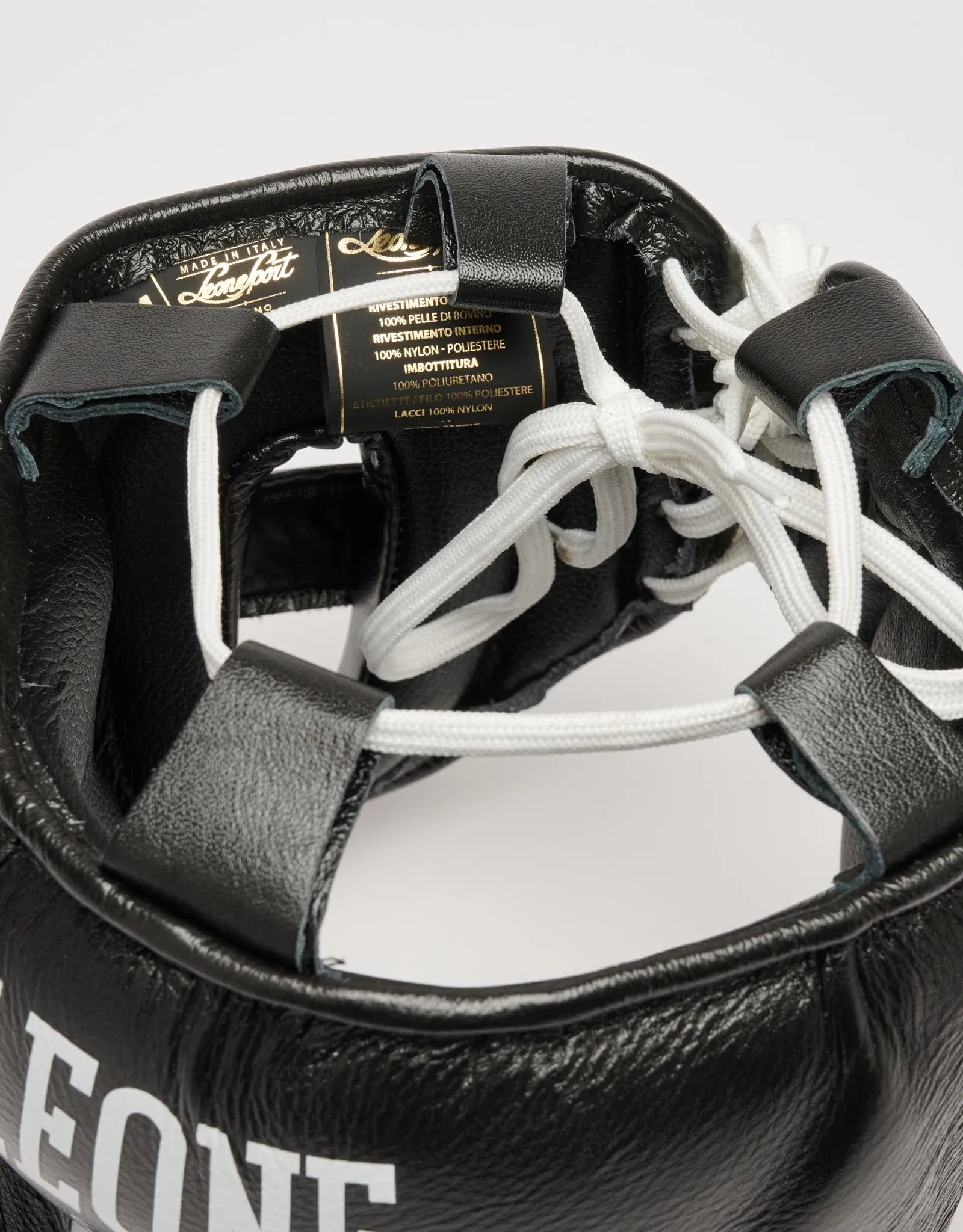 Leone 1947 Nerone Classic Headgear - Black вътрешен етикет